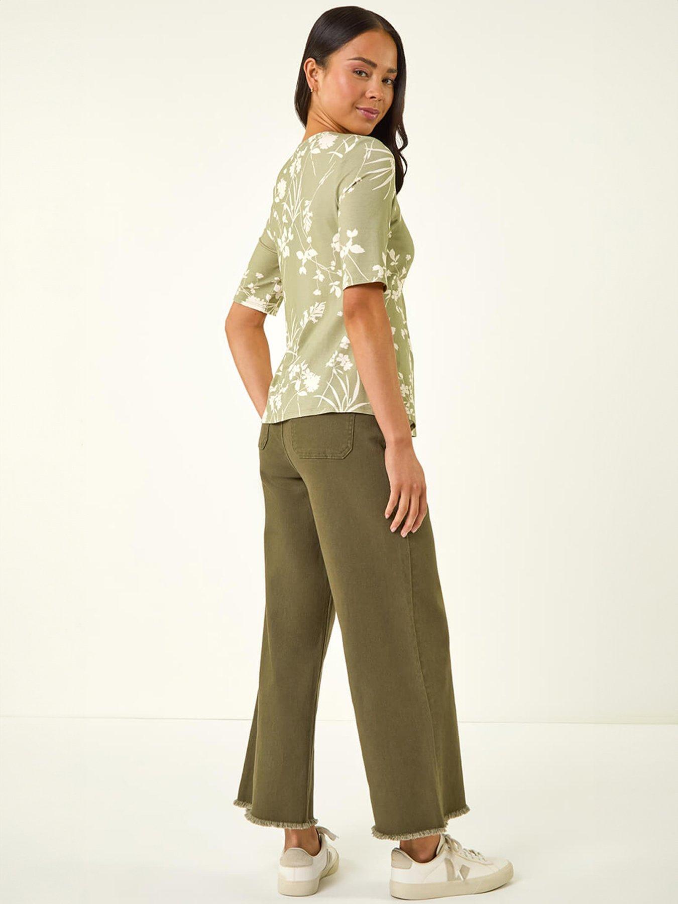  image of roman-petite-floral-print-drawstring-top