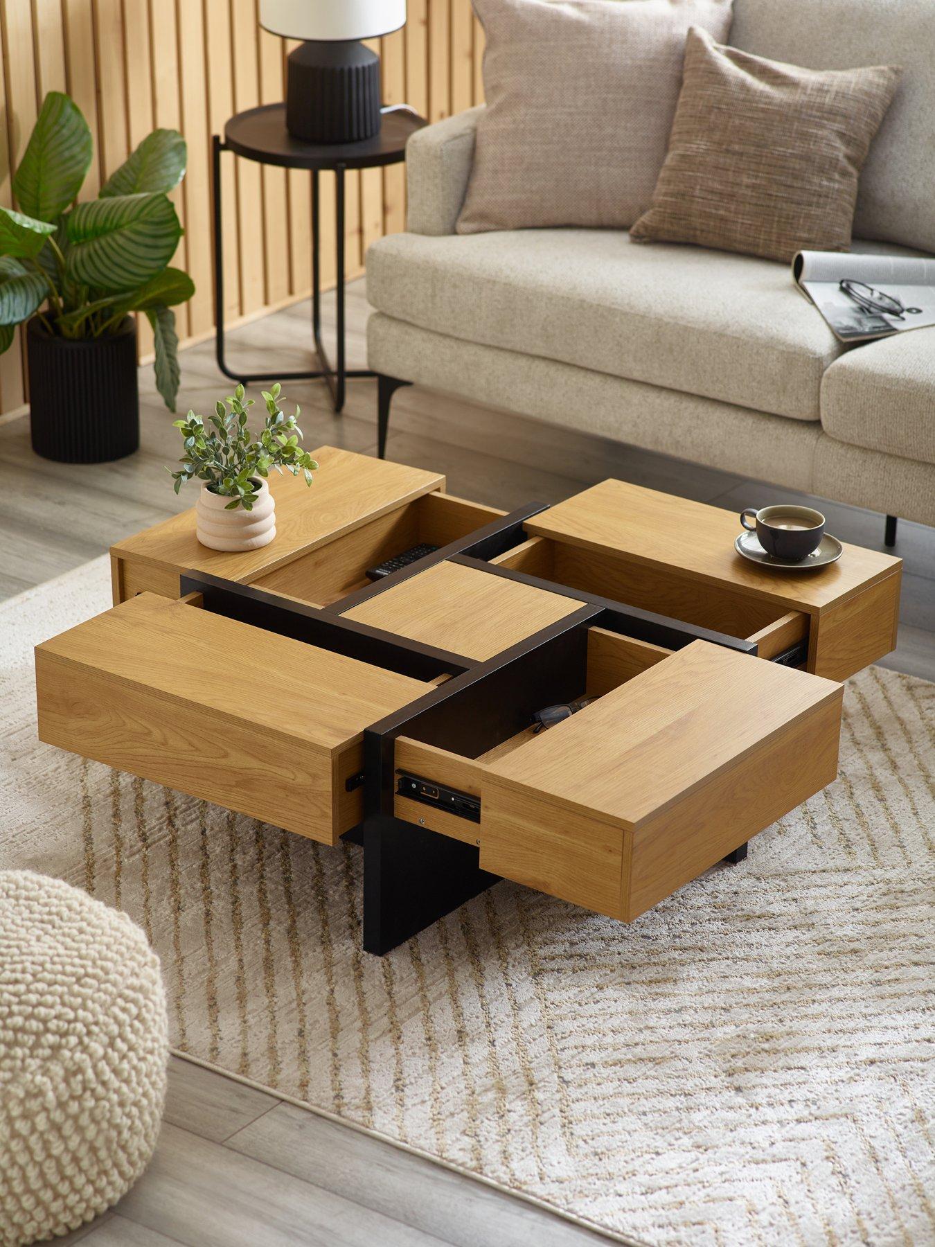  image of julian-bowen-tahoe-80cm-storage-coffee-table