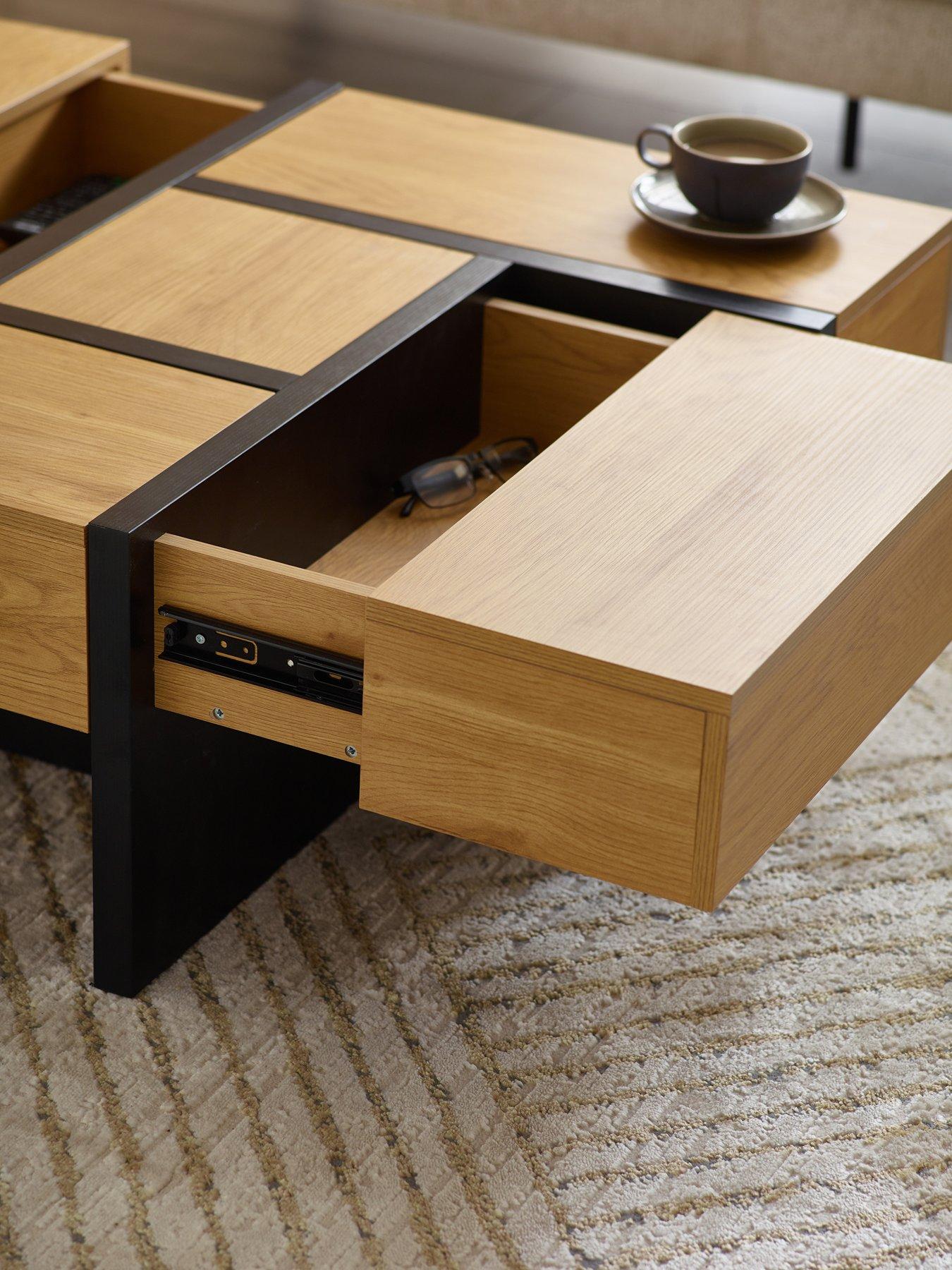  image of julian-bowen-tahoe-80cm-storage-coffee-table