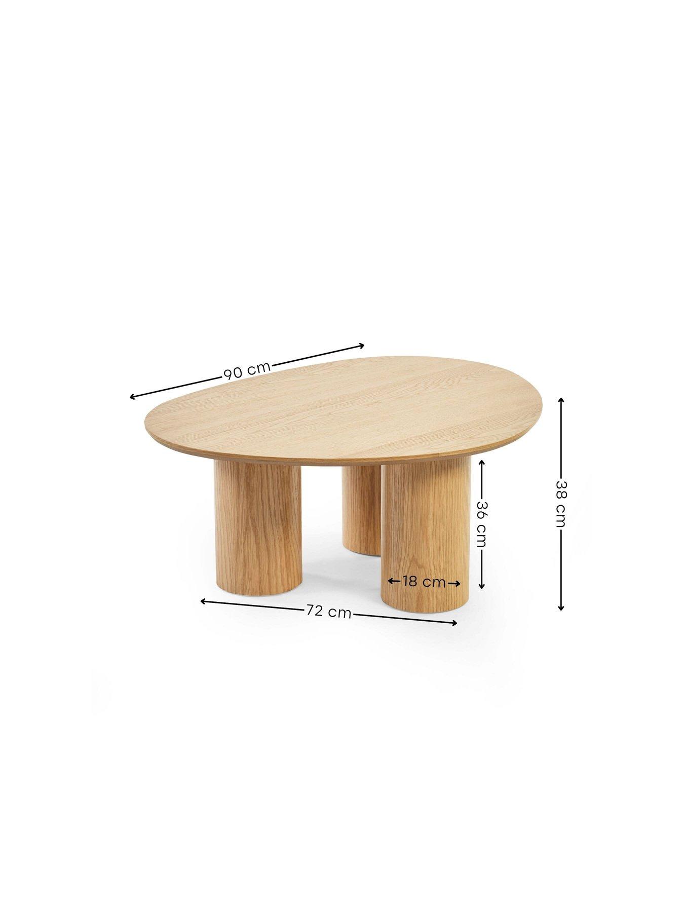 Image 6 of 6 of Julian Bowen Anya 78cm Coffee Table
