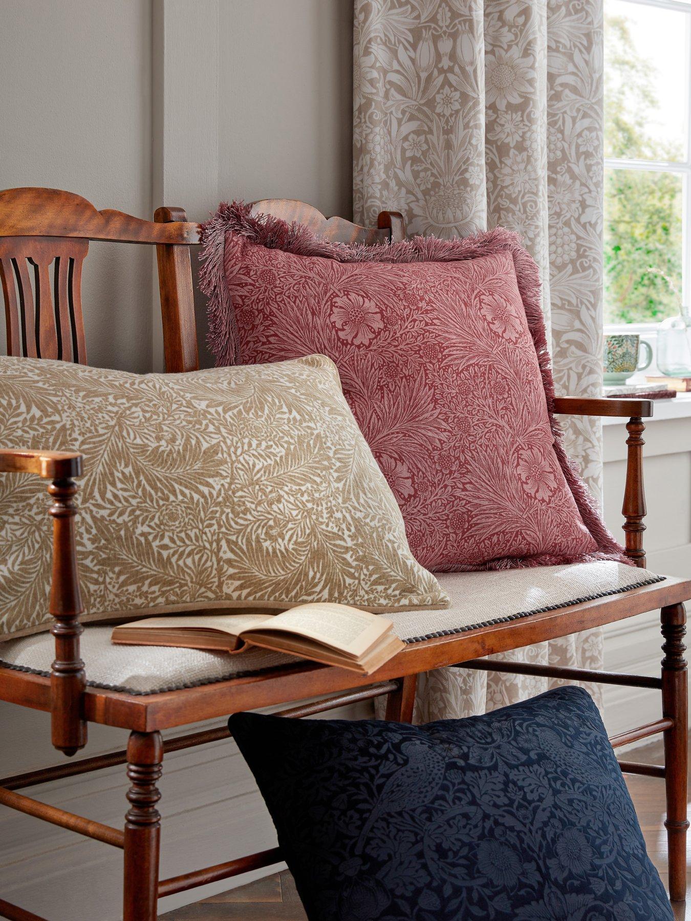 Image 1 of 3 of William Morris at Home MARIGOLD Microfibre Filled Cushion 50cm x 50cm