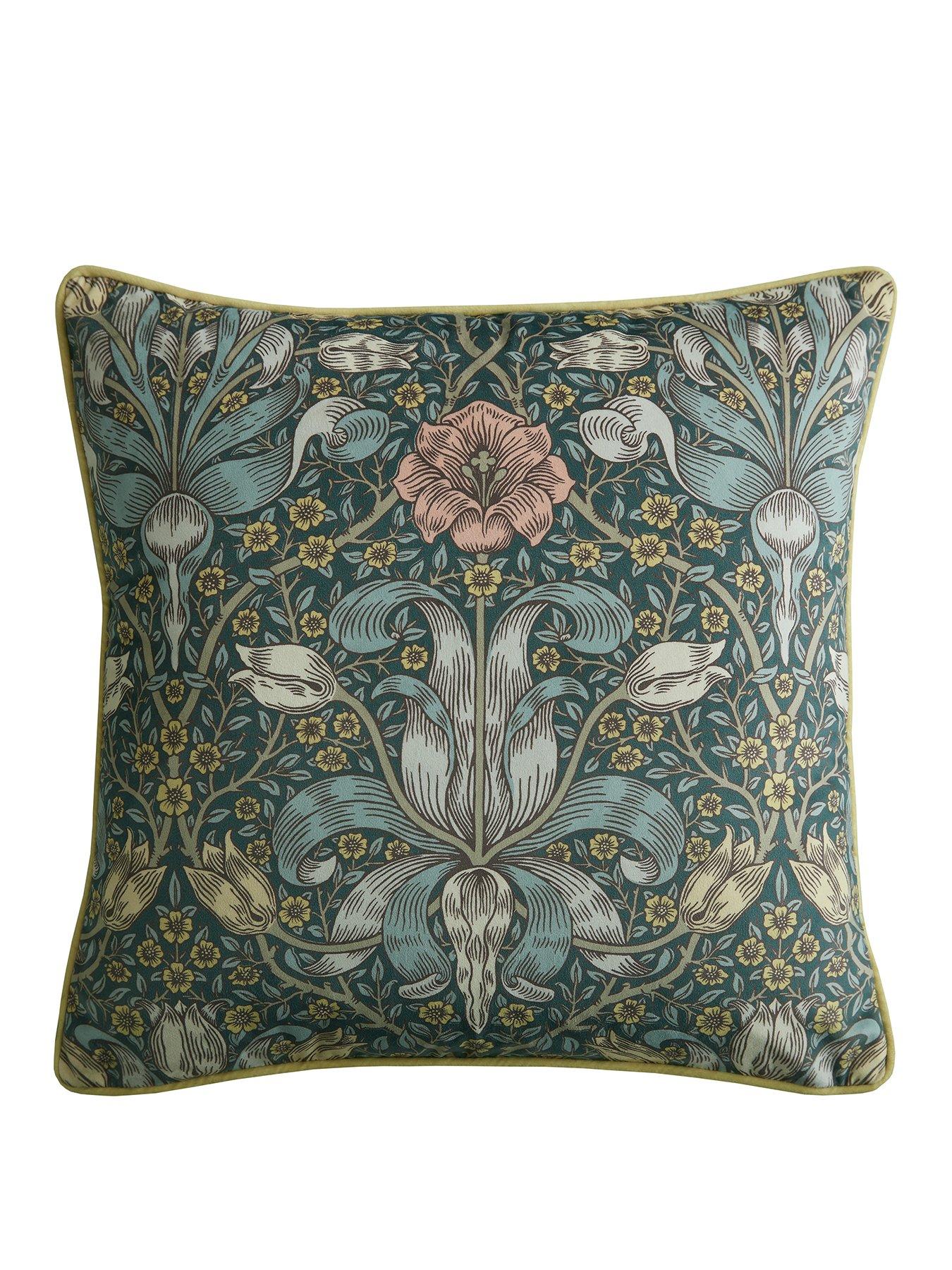 Image 2 of 2 of William Morris at Home SPRING THICKET Microfibre Filled Cushion 45cm x 45cm