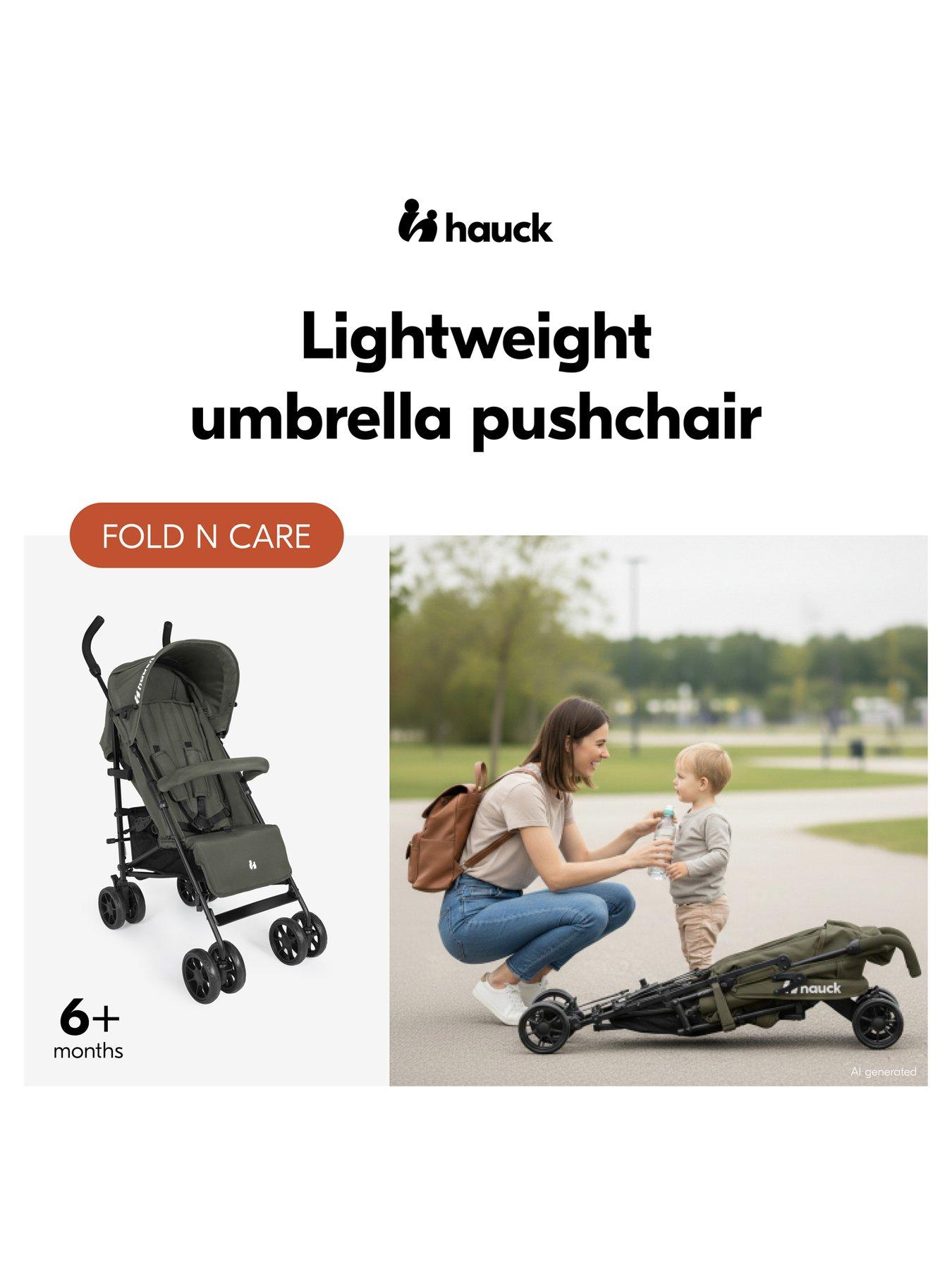 stillFront image of hauck-fold-n-care-stroller-olive