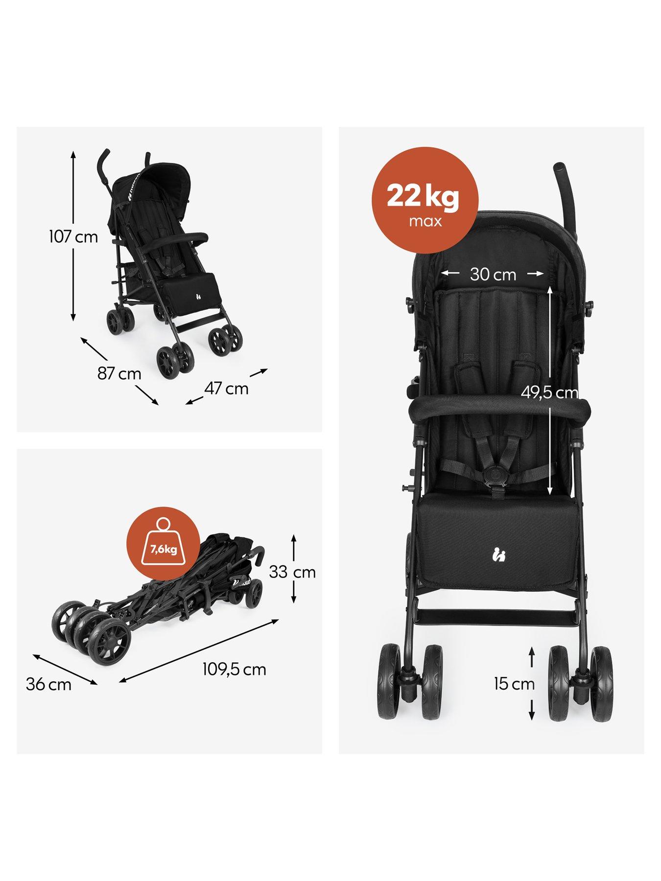  image of hauck-fold-n-care-stroller-black