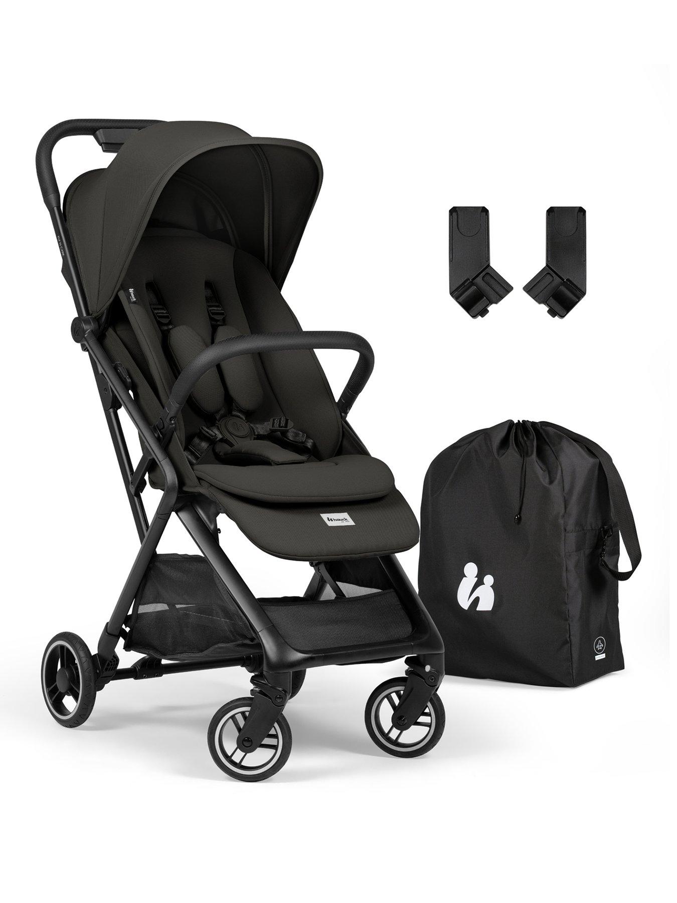 front image of hauck-fly-n-care-stroller-black