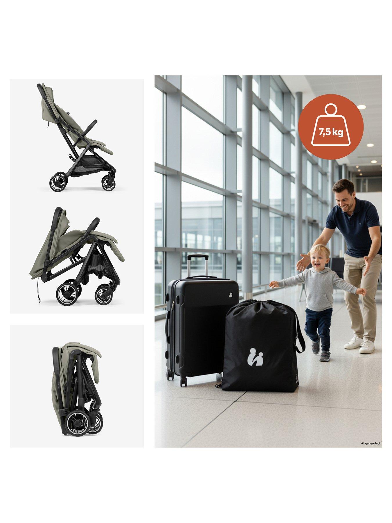  image of hauck-fly-n-care-stroller-sage-green