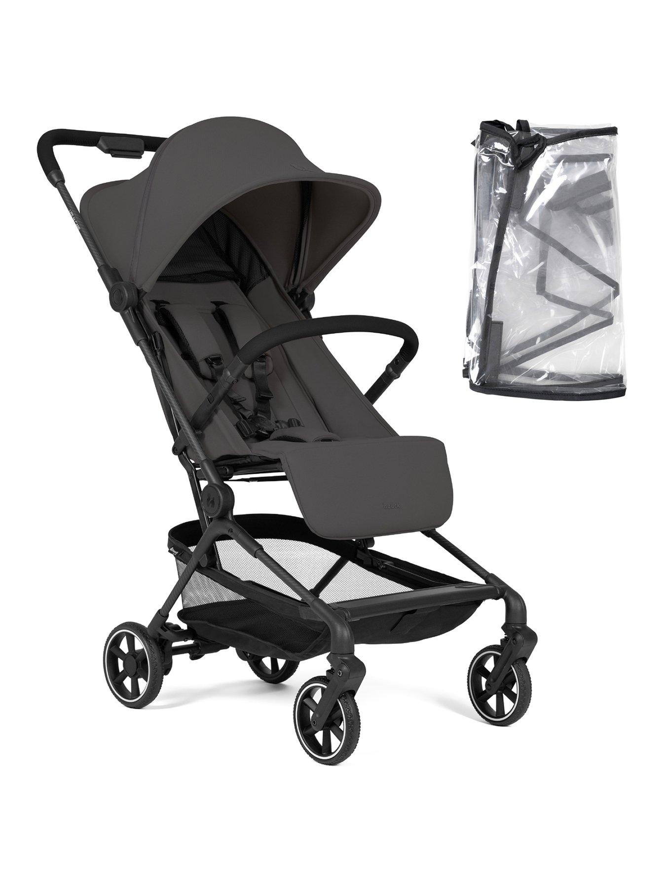 front image of hauck-lite-n-care-stroller-dark-anthracite