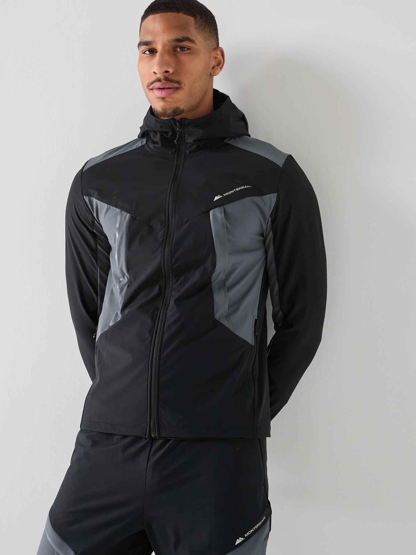 front image of monterrain-mens-dynamic-20-woven-hoodie-black