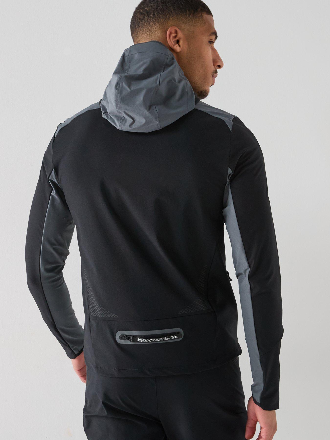 stillFront image of monterrain-mens-dynamic-20-woven-hoodie-black