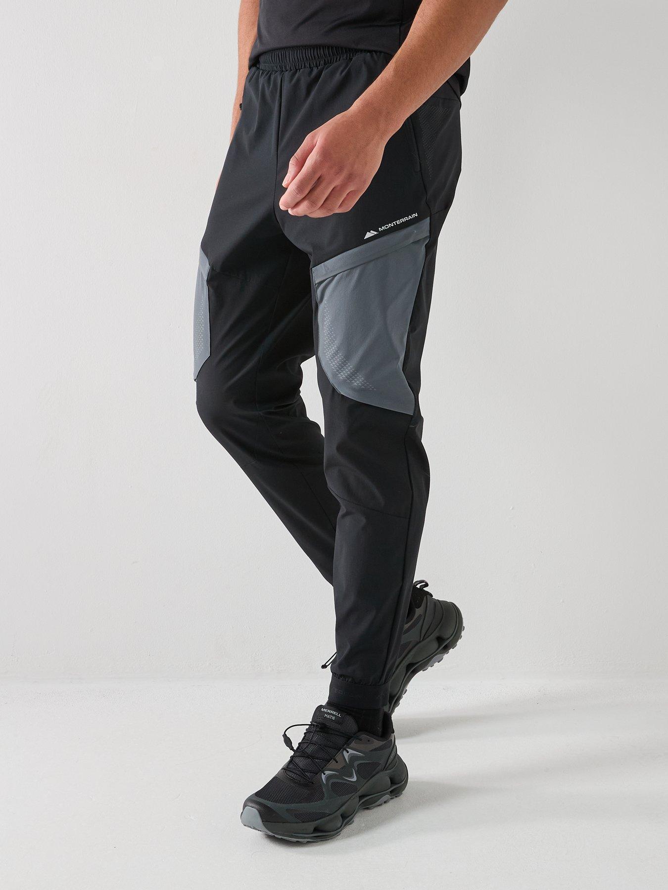 Monterrain Mens Dynamic 2.0 Woven Pant - Black