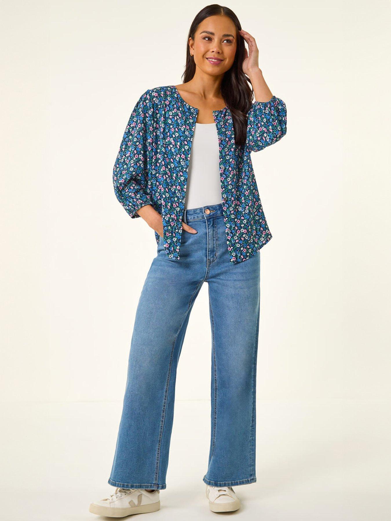  image of roman-petite-ditsy-blouse