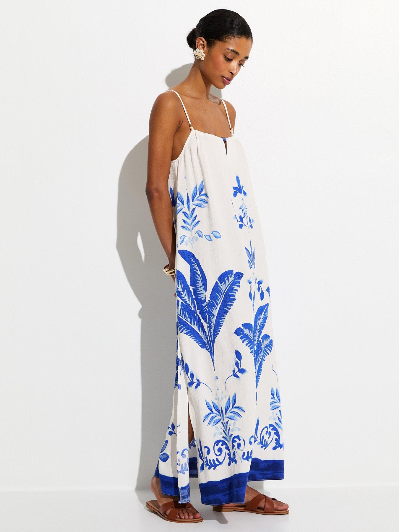 maxi dress new look New Look Ombre Pleated Satin Maxi Dress - Pink