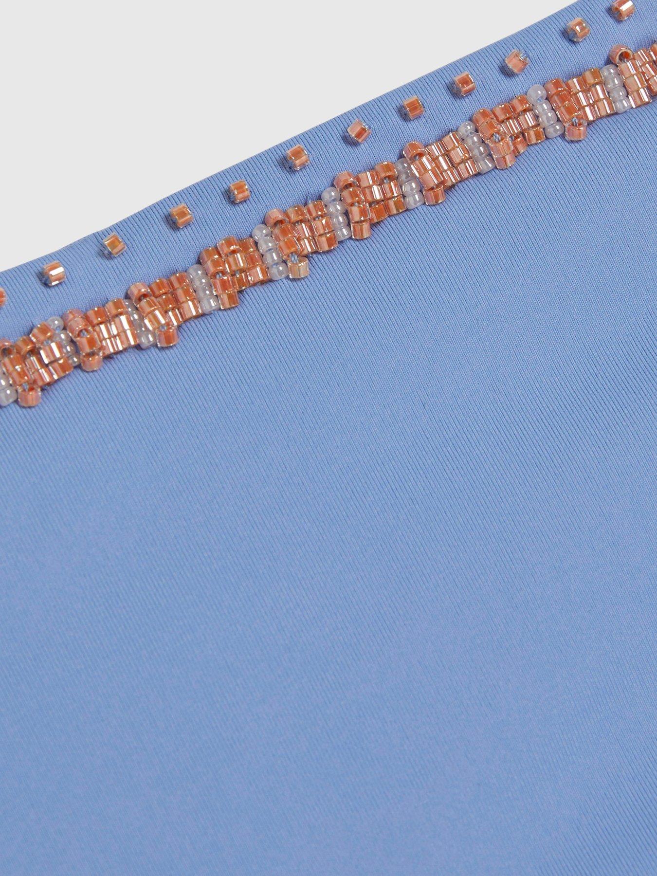  image of river-island-coral-tie-side-brief-blue