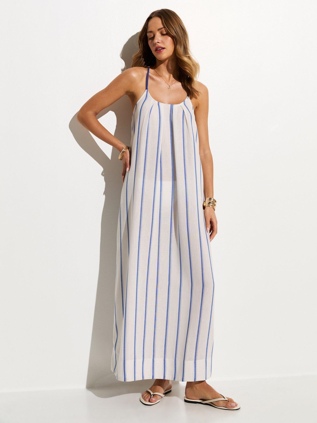 new look beach dress New Look Crochet Beach Dress Long Crochet Cover Up Dress Crochet New Look  Beachwear Cover Ups