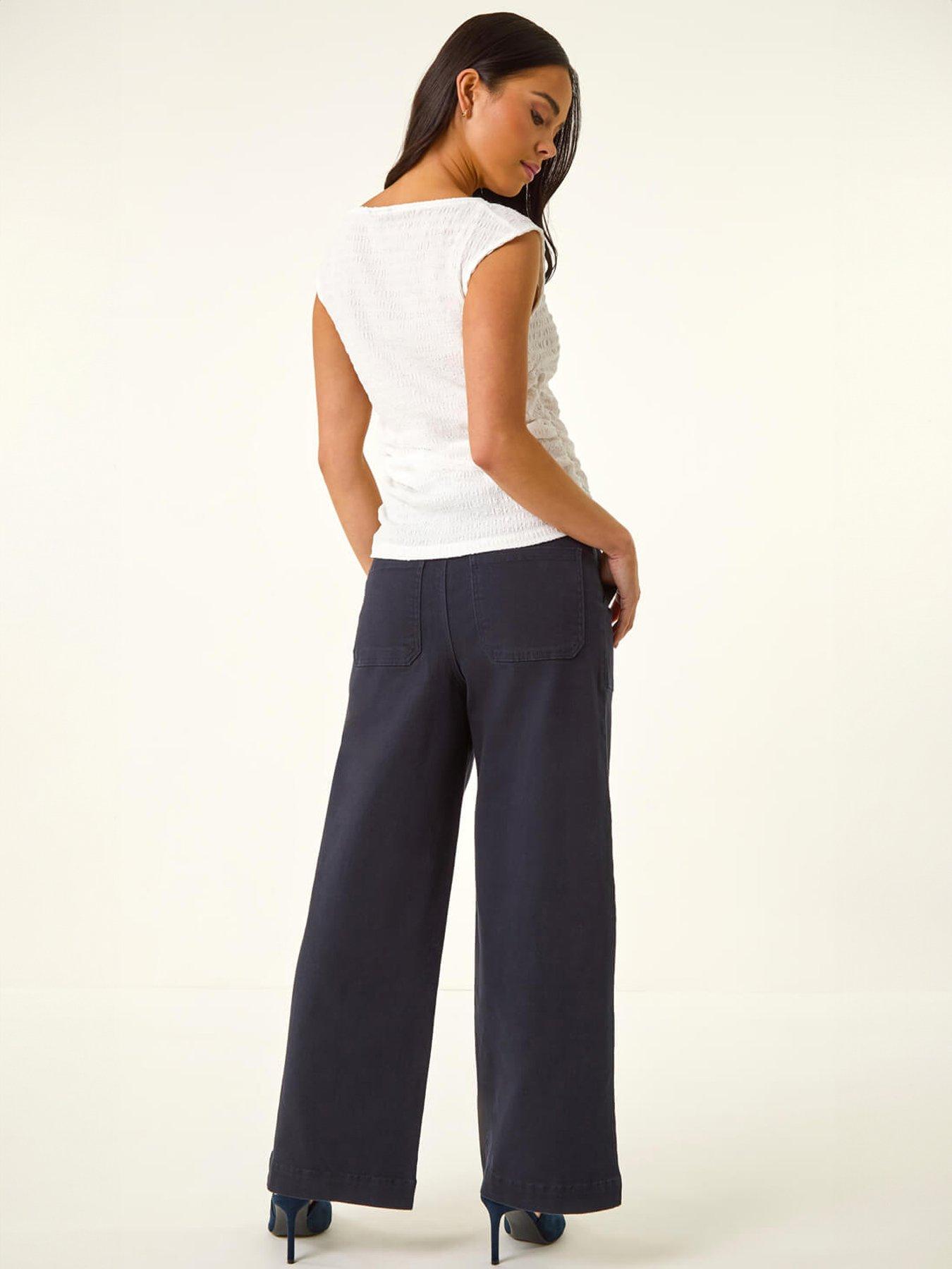 Image 2 of 5 of Roman Petite Textured Stretch Top