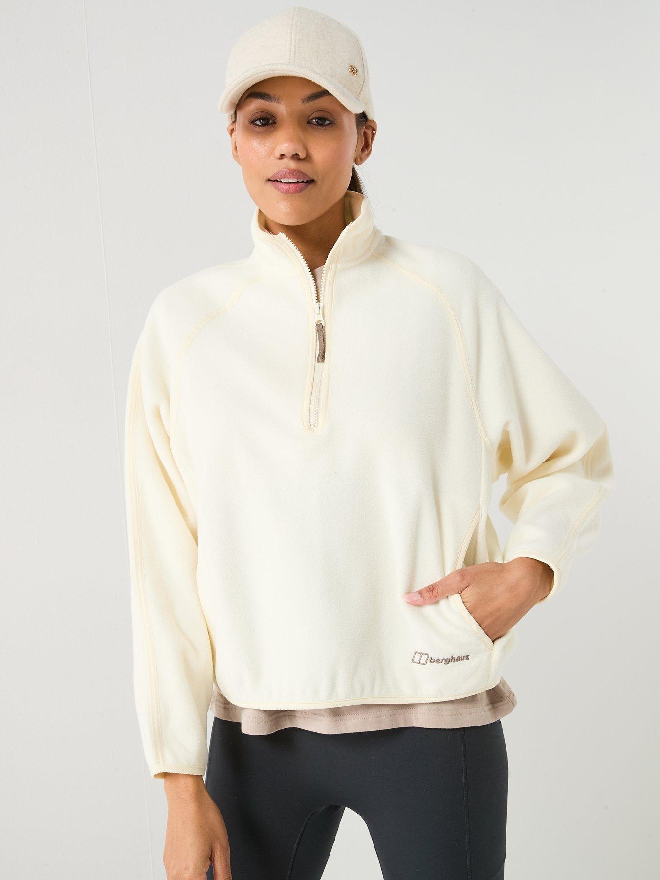 Image 5 of 5 of Berghaus Womens Bamburgh 1/2 Zip Fleece - Cream