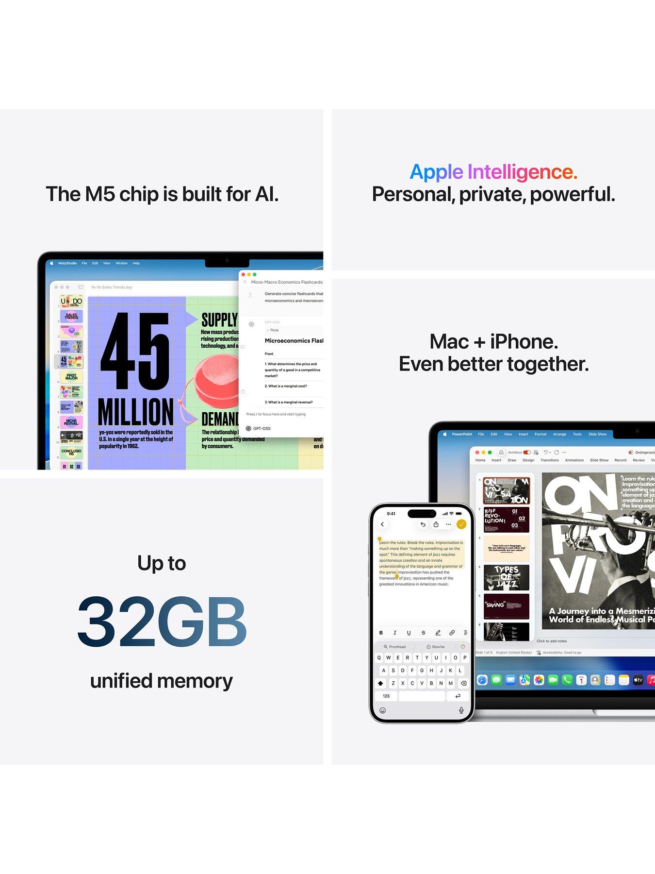 Image 6 of 8 of Apple MacBook Air (M5, 2026) 13 inch with 10-core CPU and 10-core GPU, 16GB Unified Memory, 1TB SSD