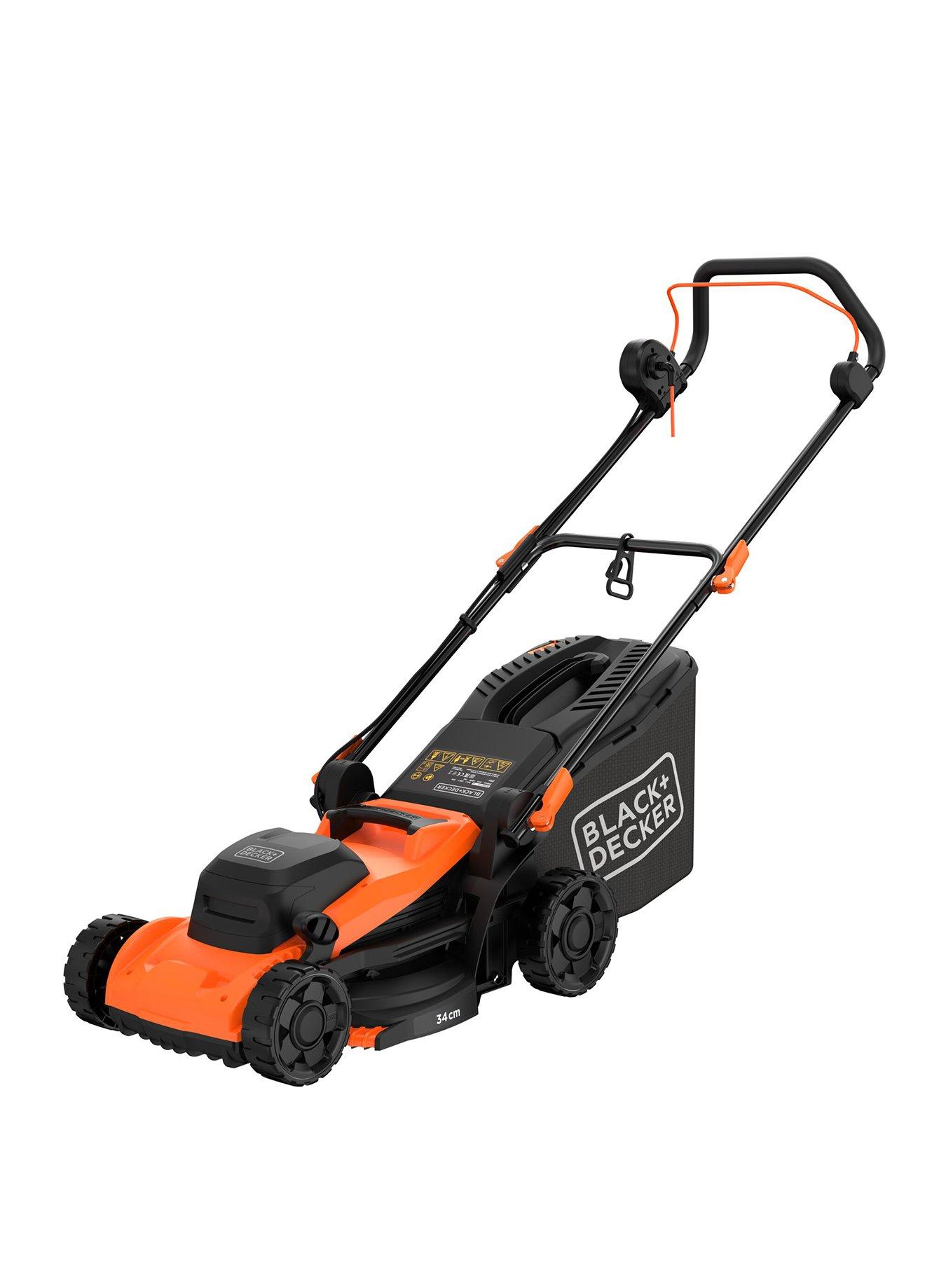 Black & Decker BLACK+DECKER BEMWP340-GB Corded 34cm 1400W Mower - 30L Collection Bag