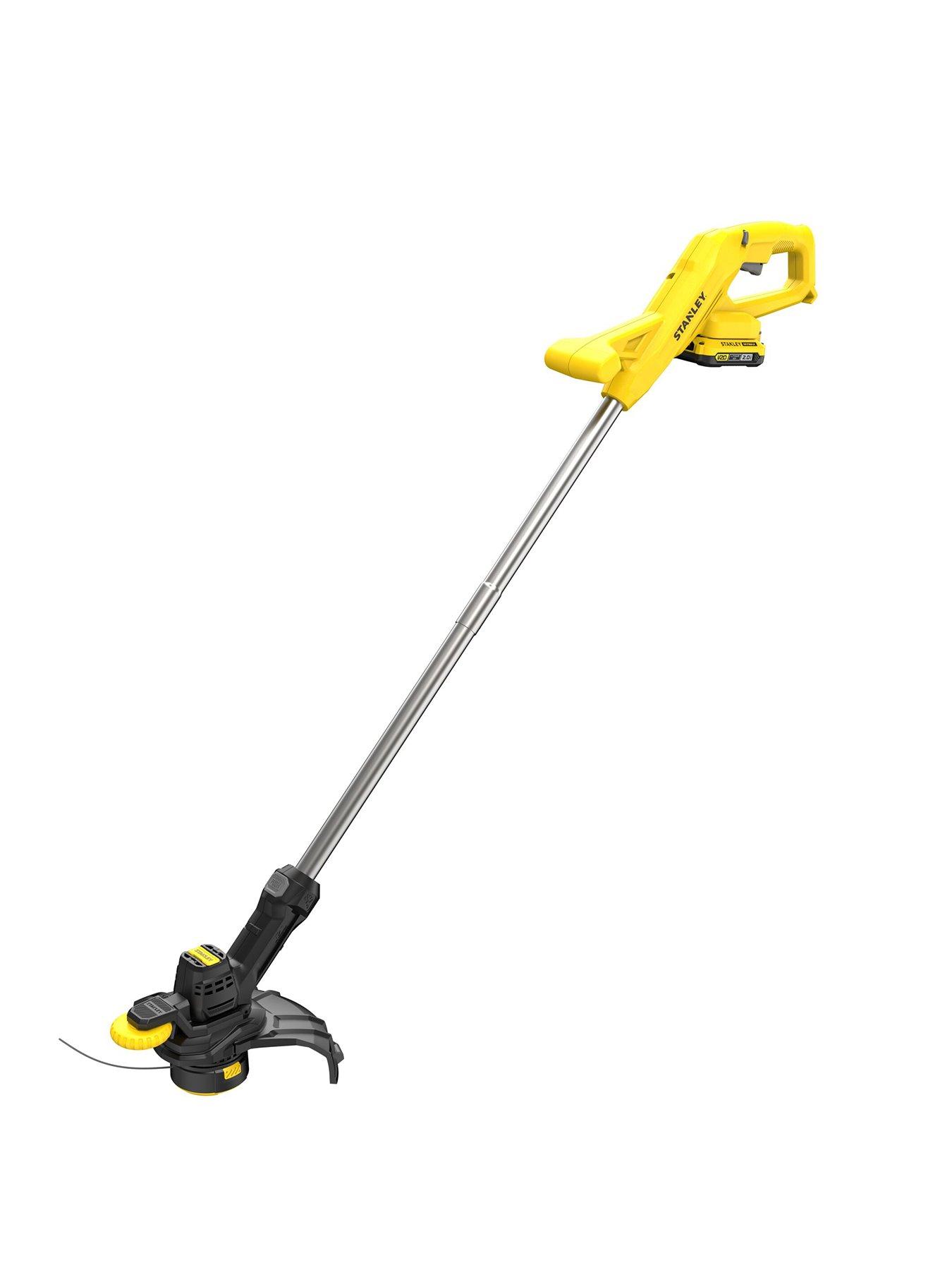 Stanley FatMax SFMCST925M1-GB 18V V20 25cm String Trimmer Kit - 2.0Ah Battery, Charger, Edging Guide Wheel