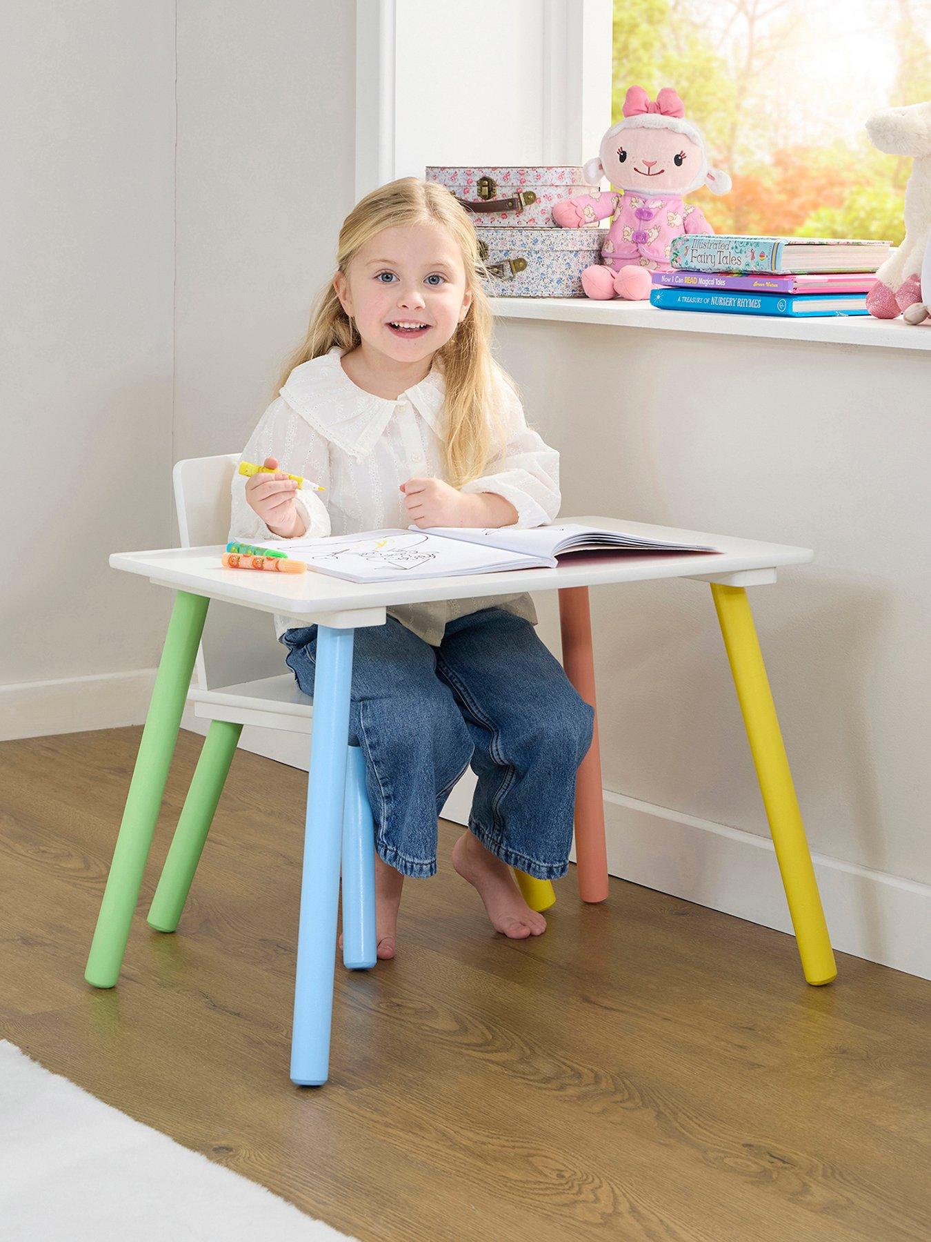 Image 3 of 7 of Liberty House Kids Rainbow Table And Chair Set