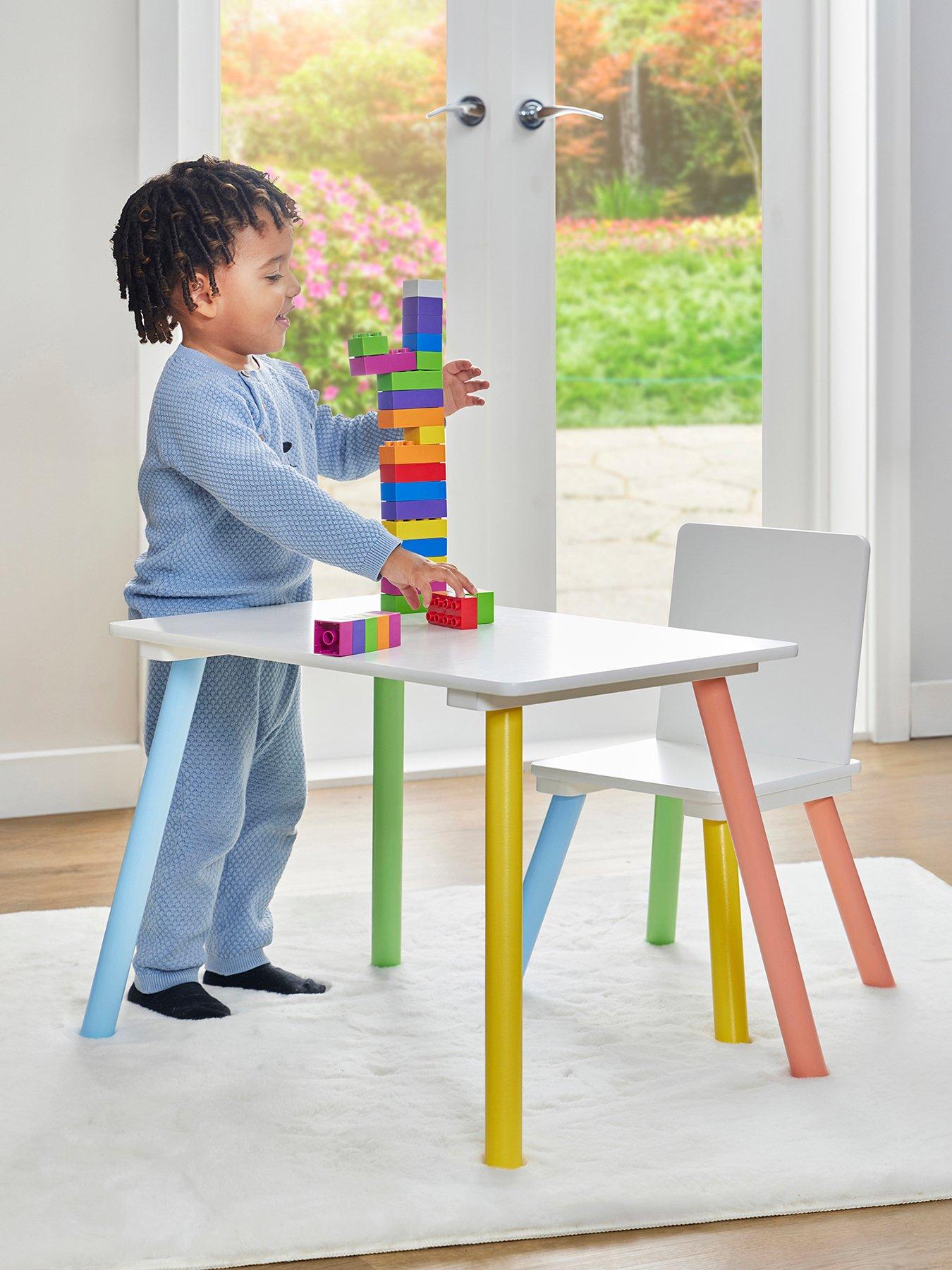 Image 4 of 7 of Liberty House Kids Rainbow Table And Chair Set