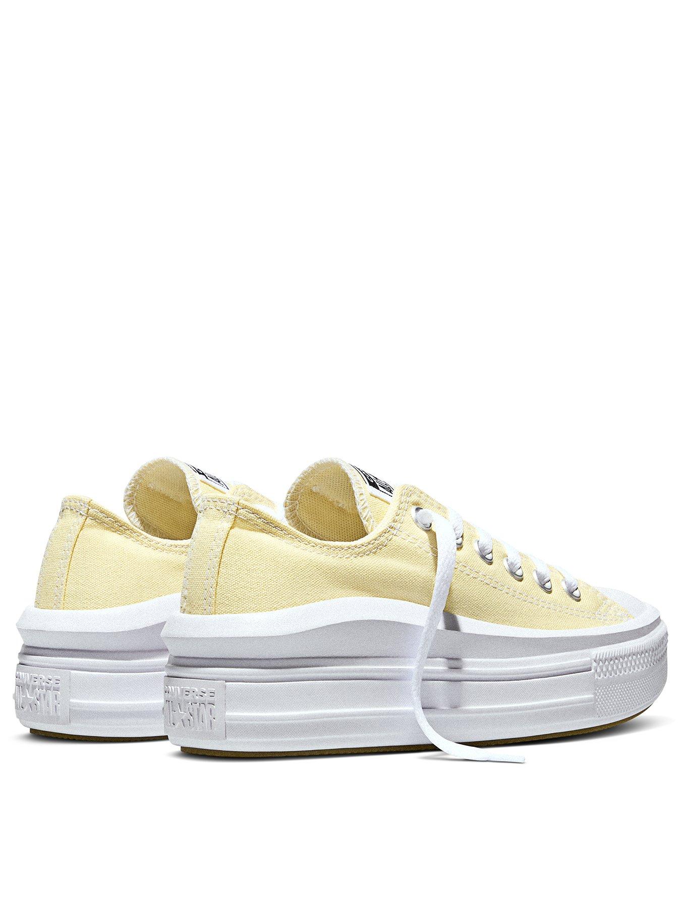 Image 3 of 7 of Converse Womens Chuck Taylor All Star Move Ox Trainers - Yellow