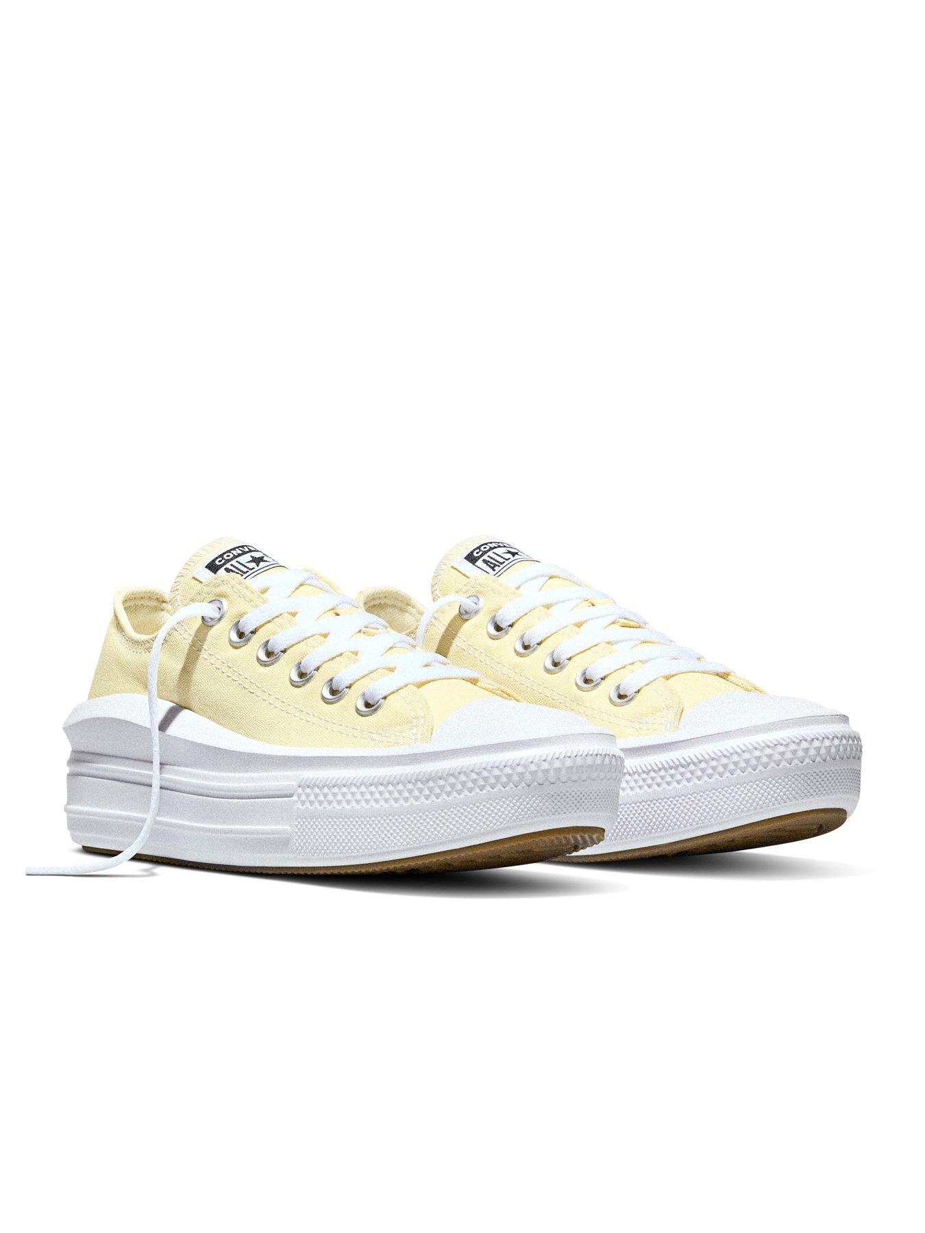Image 6 of 7 of Converse Womens Chuck Taylor All Star Move Ox Trainers - Yellow