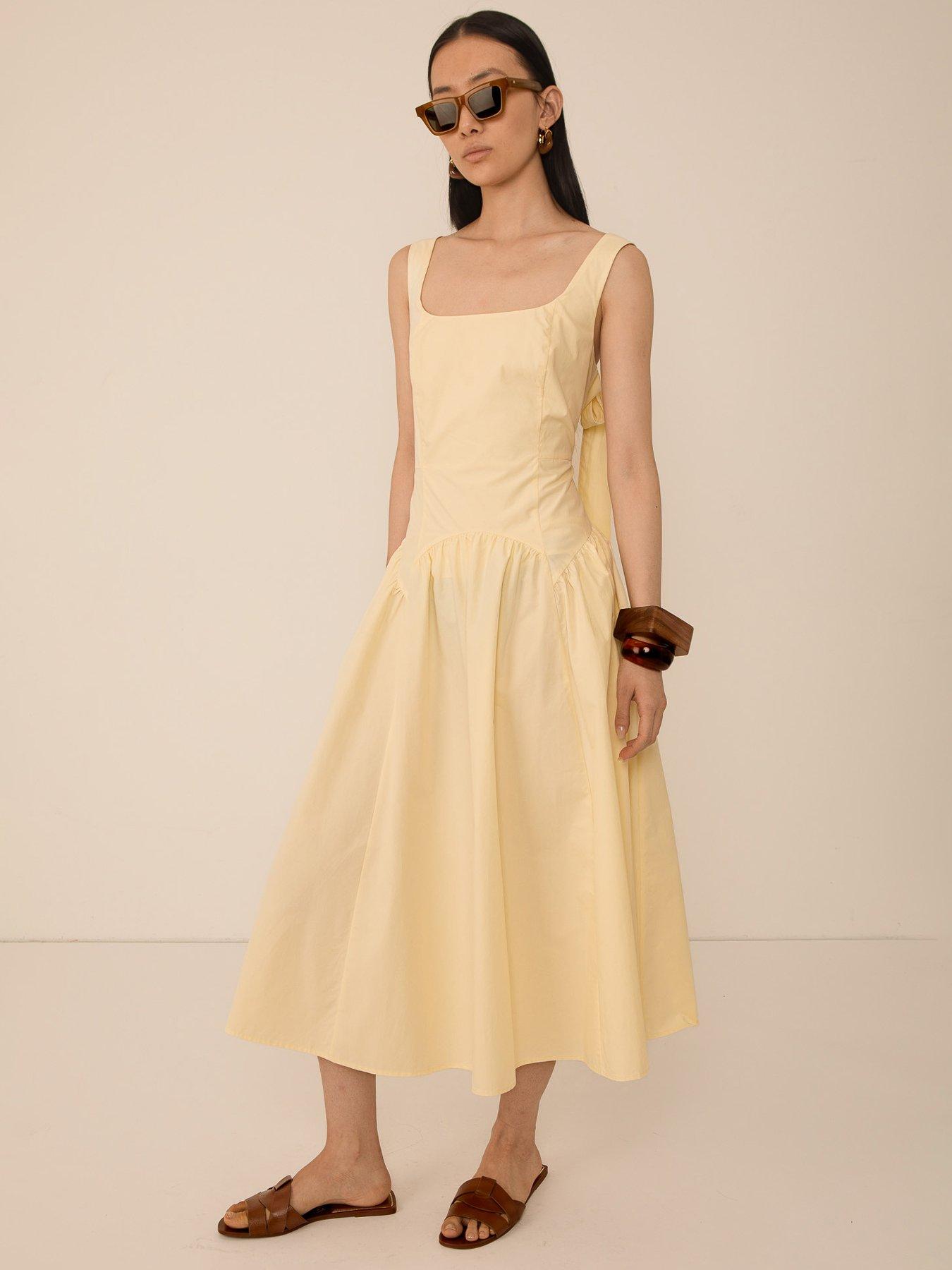 Image 3 of 4 of Vi.ve.re Mille Dress - Yellow