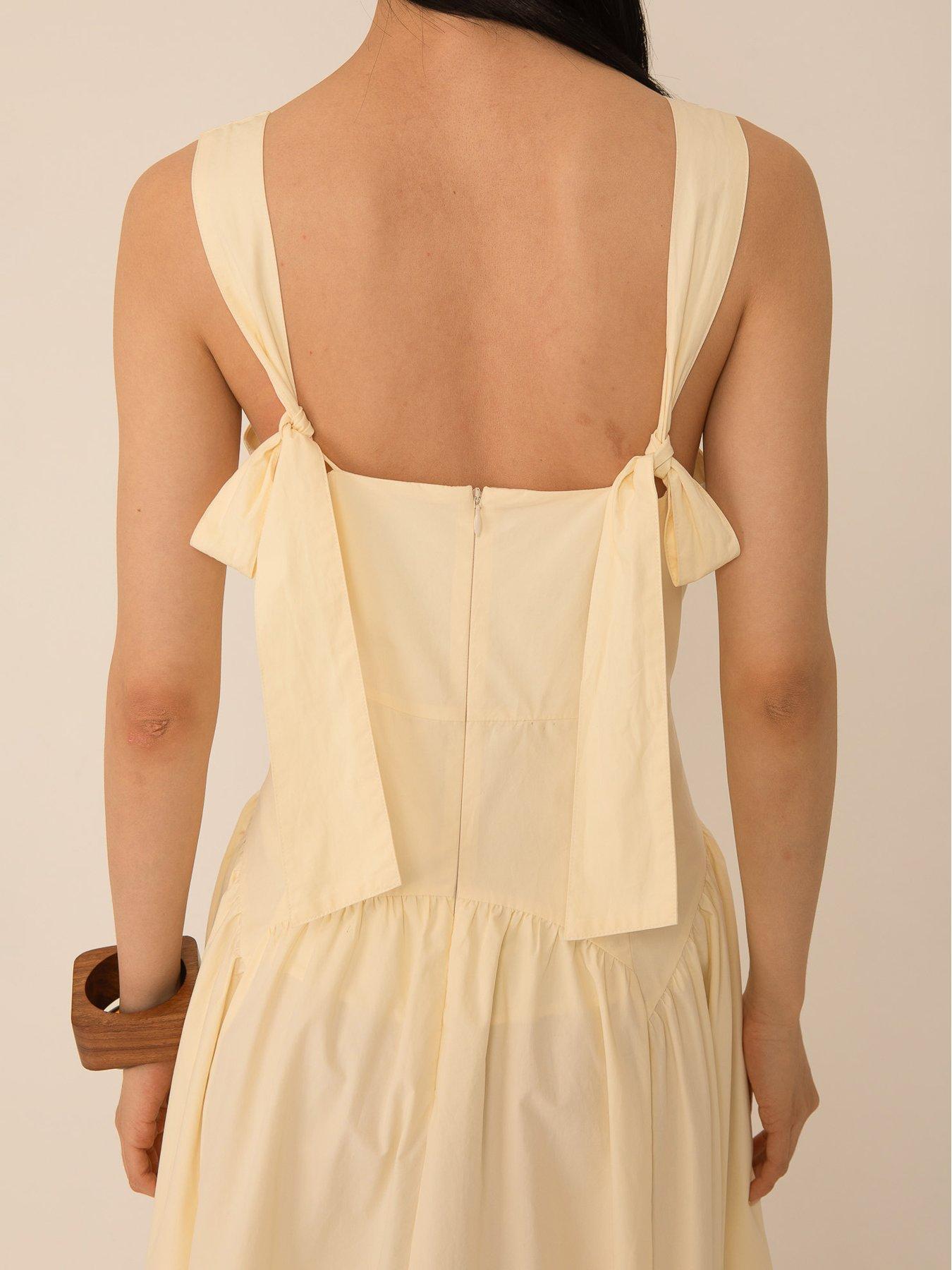 Image 4 of 4 of Vi.ve.re Mille Dress - Yellow
