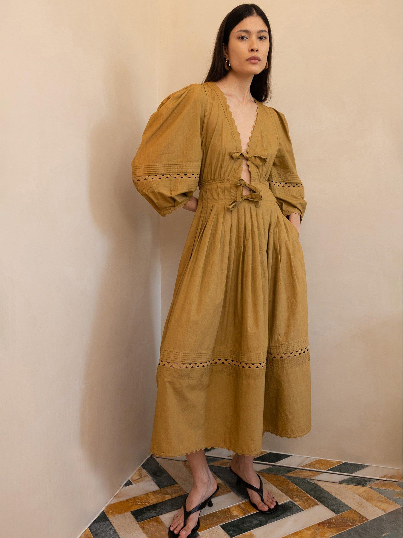 Vi.ve.re Pillar Dress - Green