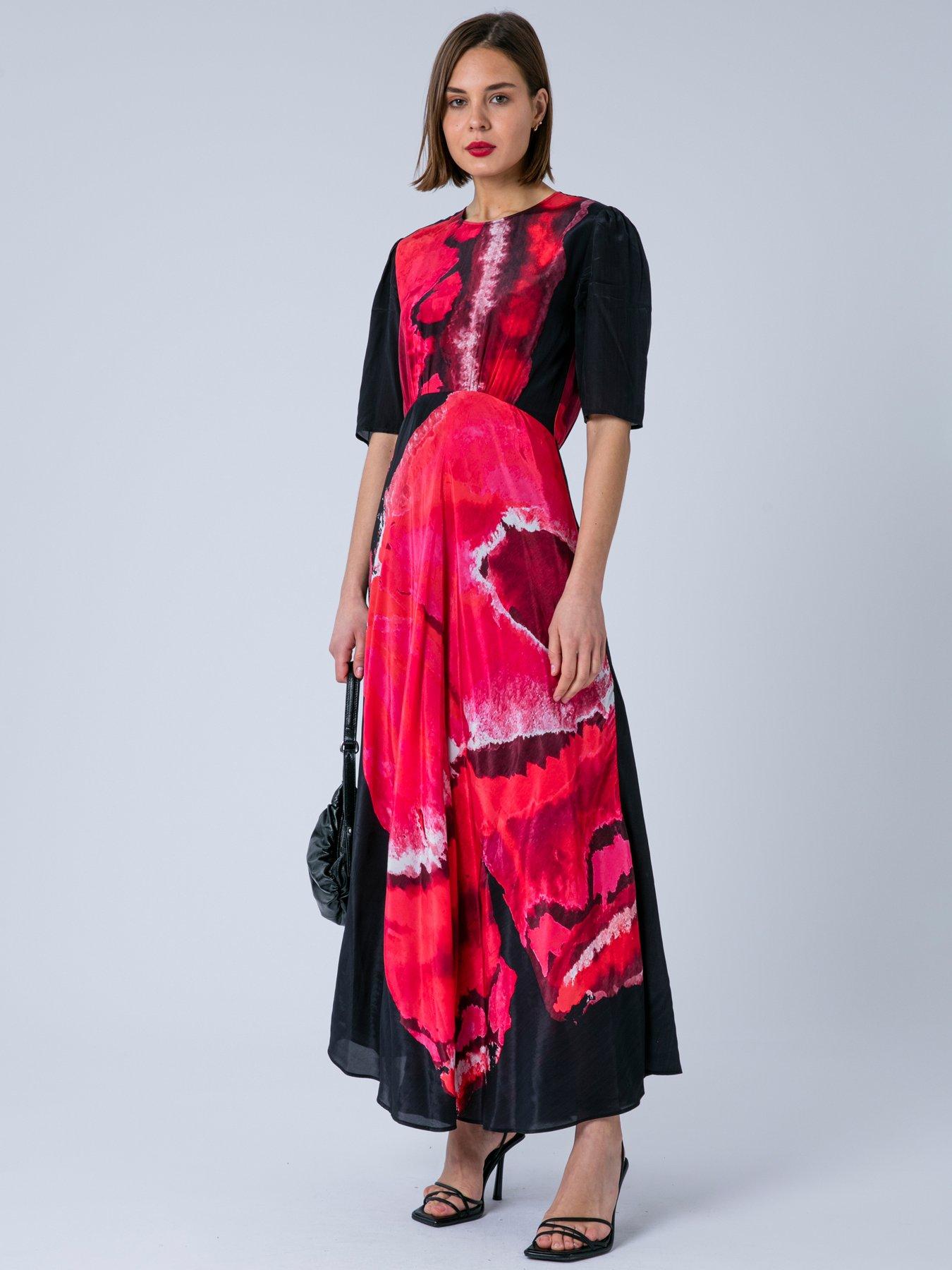 Religion Sienna Maxi Occasion Maxi Tea Dress - Pink