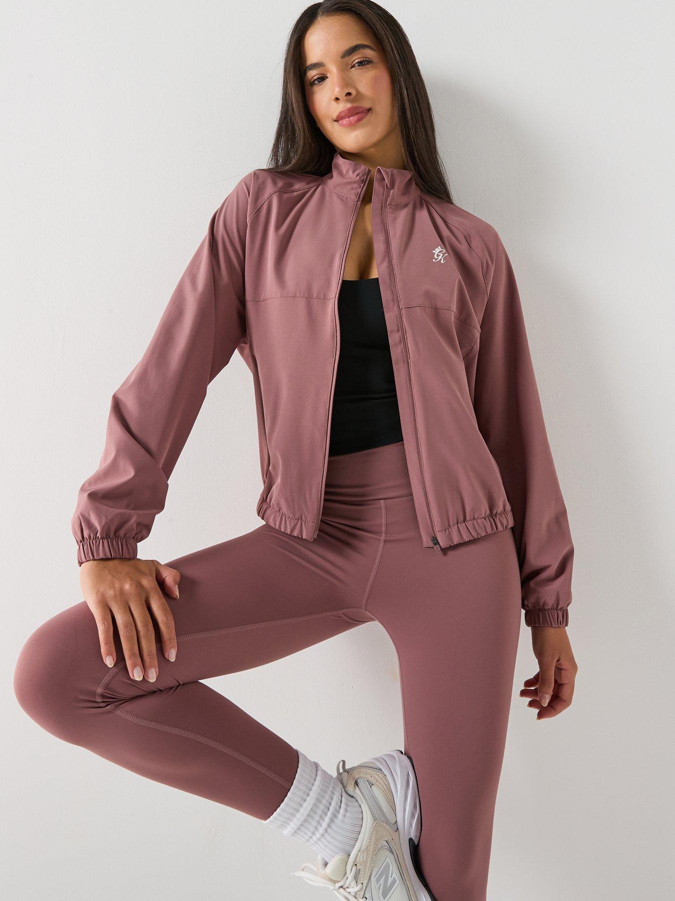 Gym King Womens 365 Woven Windbreaker - Brown