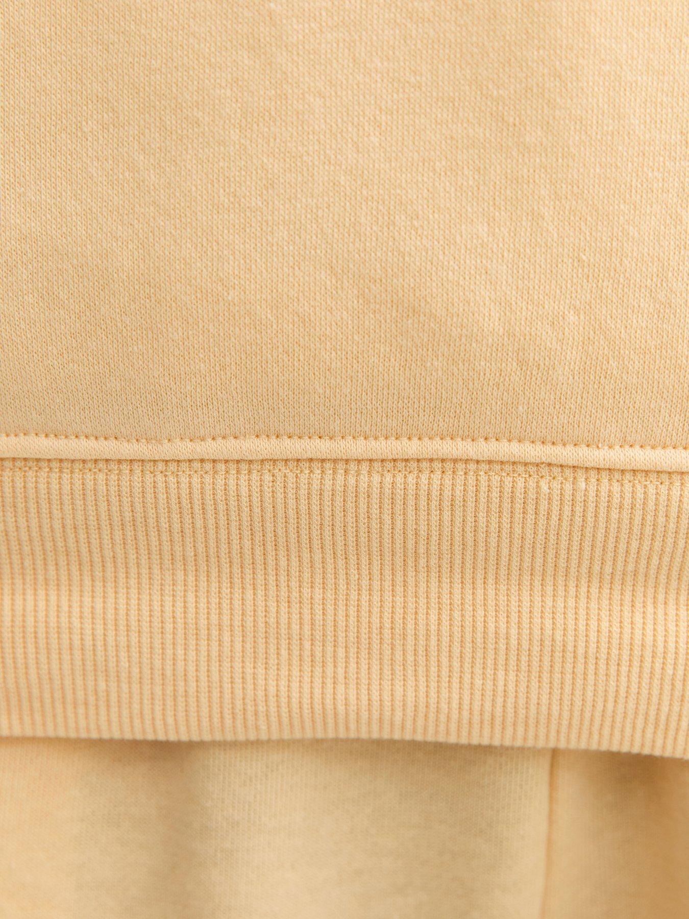 Image 6 of 6 of New Look Crew Neck Sweatshirt - Light Yellow