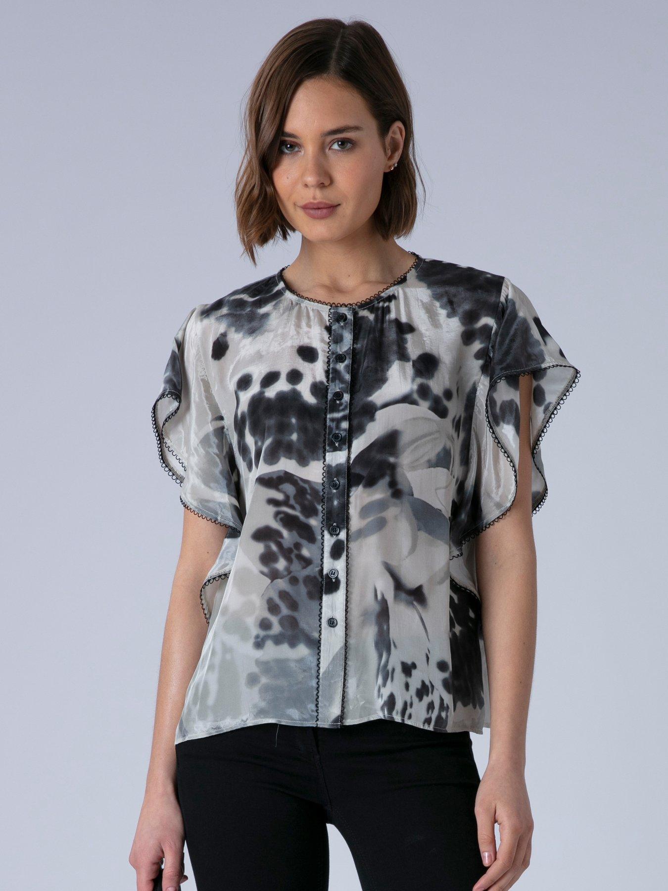 Religion Ara Loose Fitting Blouse - Black