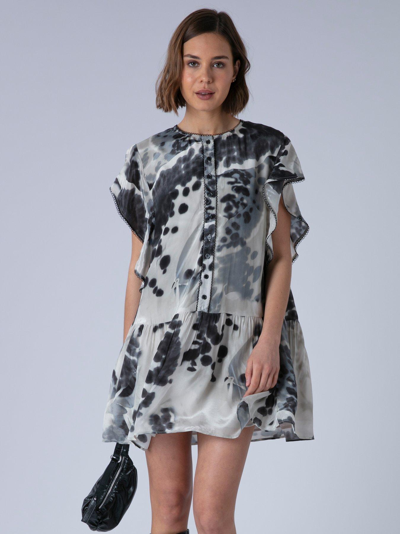 Religion Ara Tunic Dress - Black