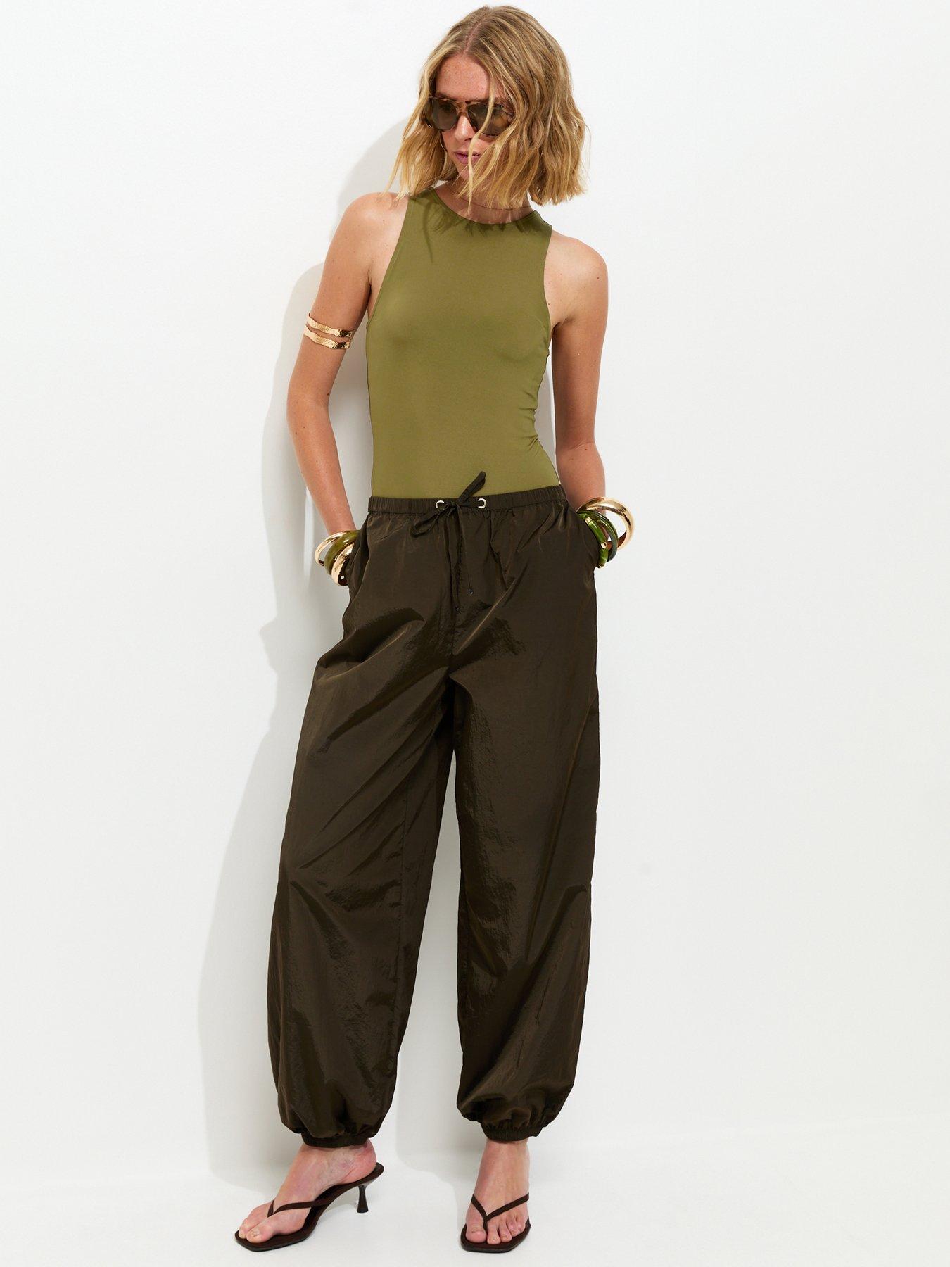 Image 3 of 5 of New Look Jersey Racer Bodysuit - Khaki