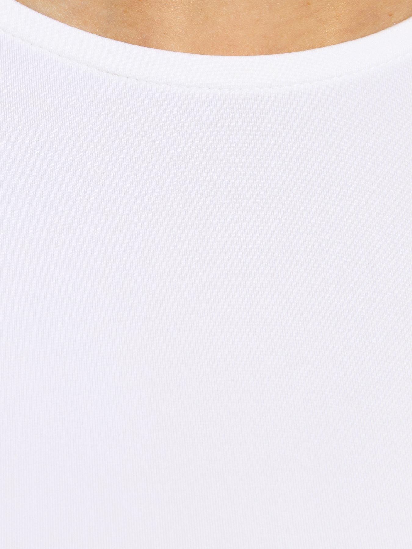  image of new-look-jersey-racer-bodysuit-white