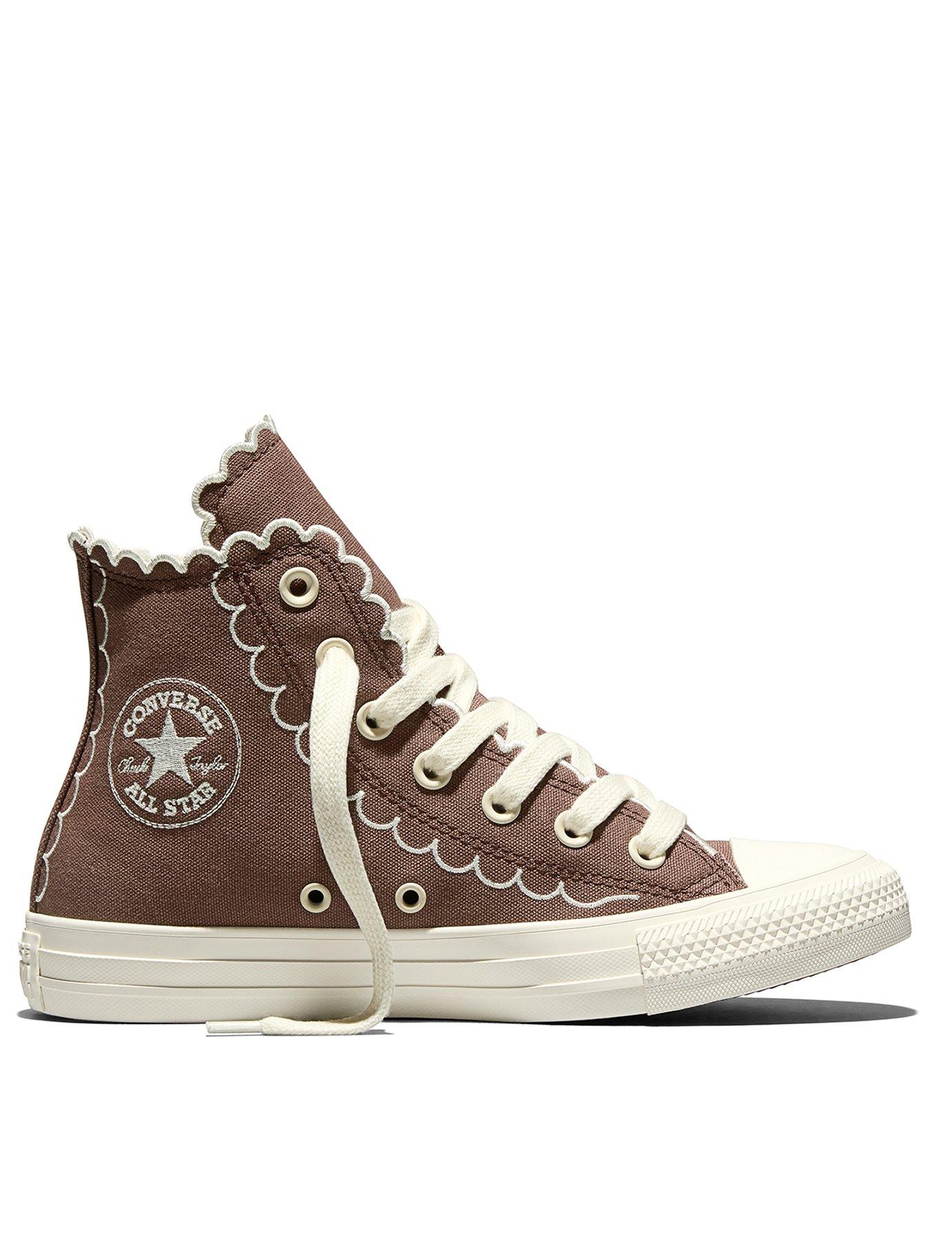 Converse Womens Chuck Taylor All Star High Top Trainers- Brown