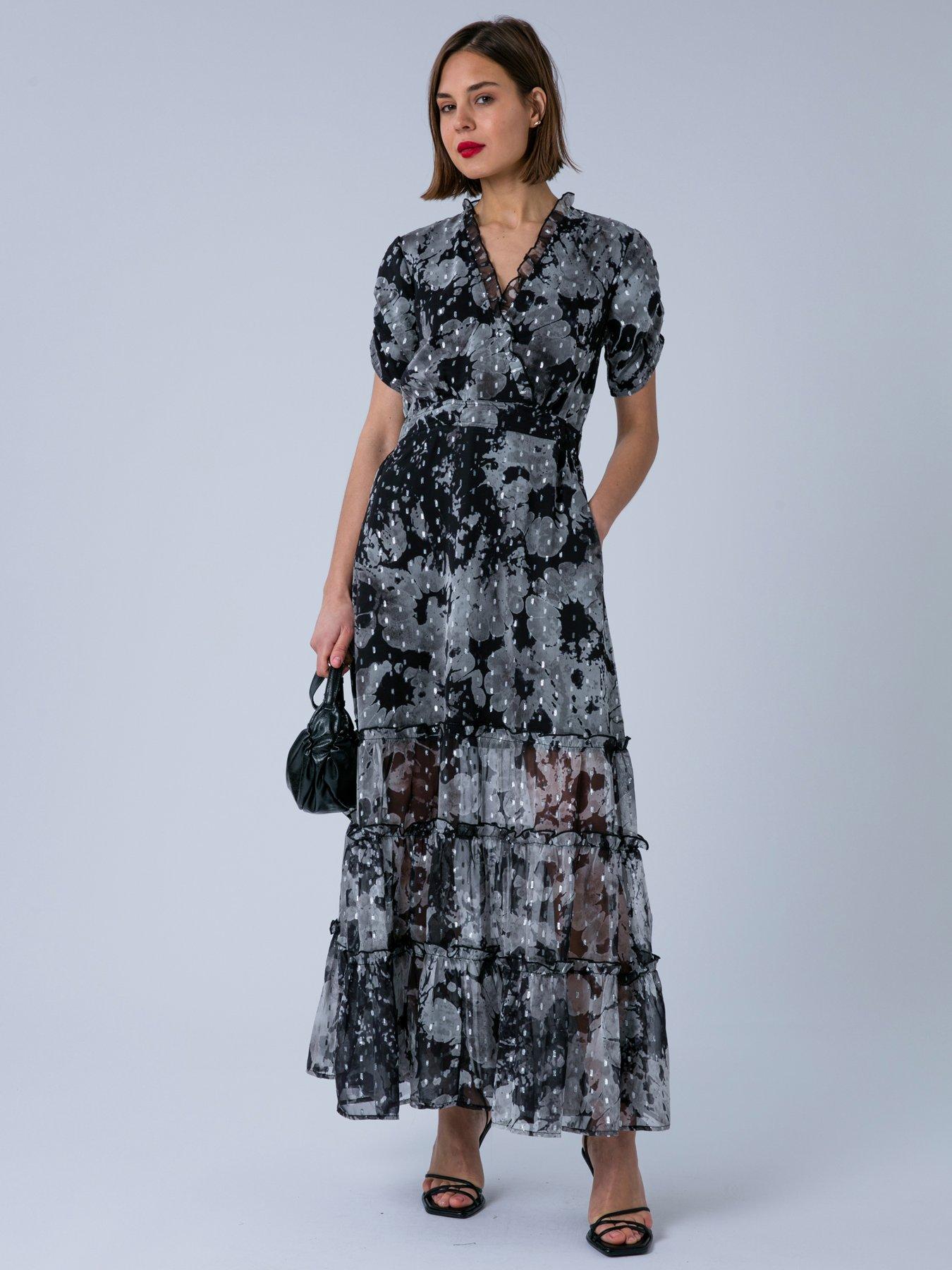 Religion Beautiful Jessie Occasion Tea Dress - Black