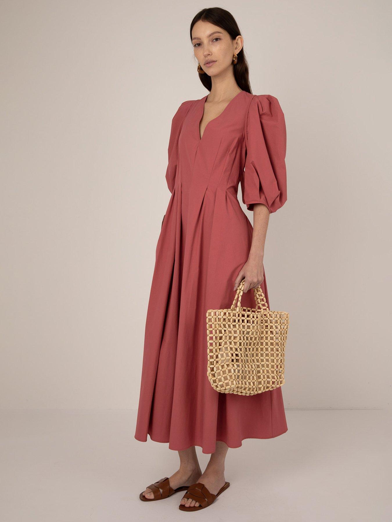 Image 4 of 4 of Vi.ve.re Colette Tie Back Dress