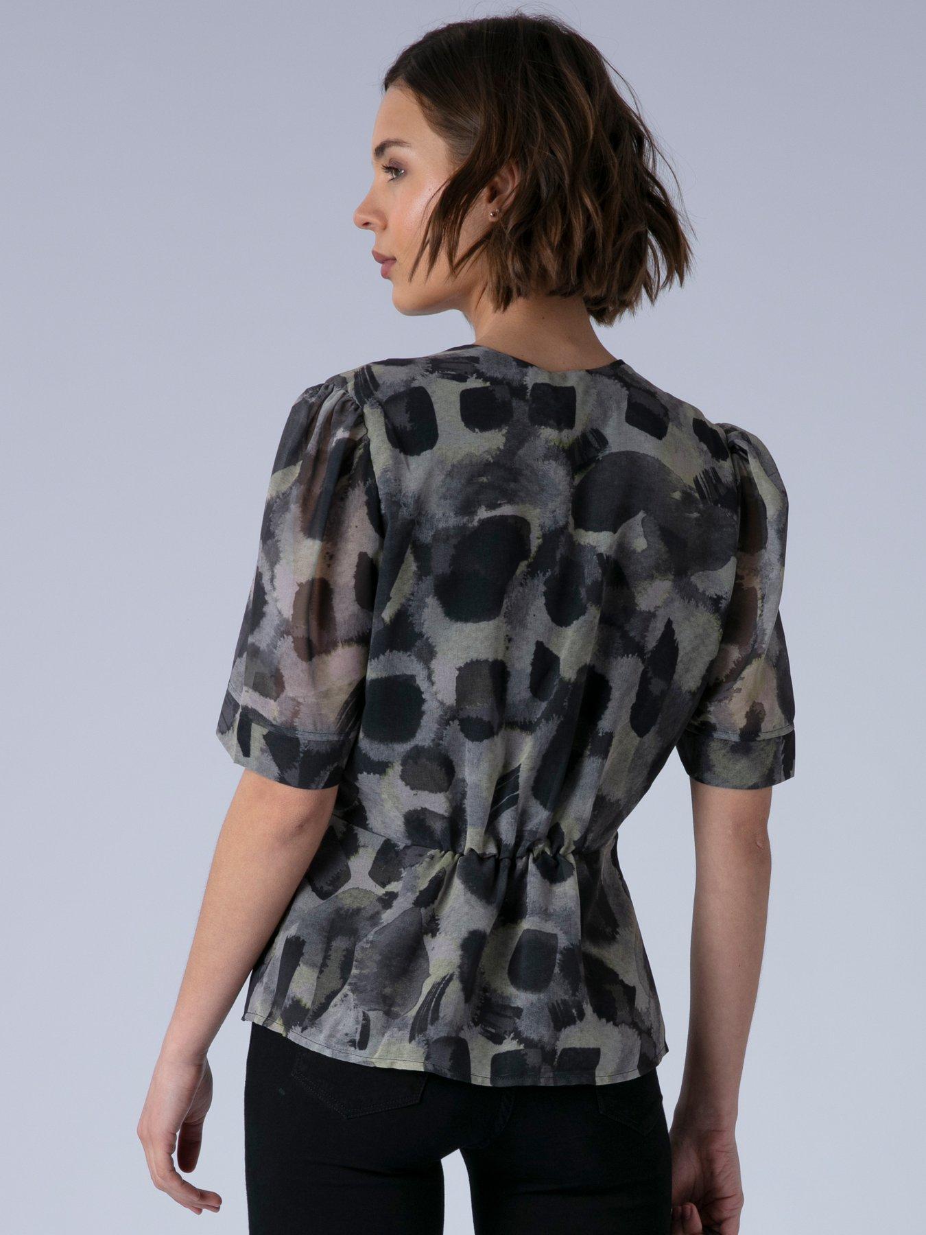 Image 2 of 7 of Religion Violet V-neck Top