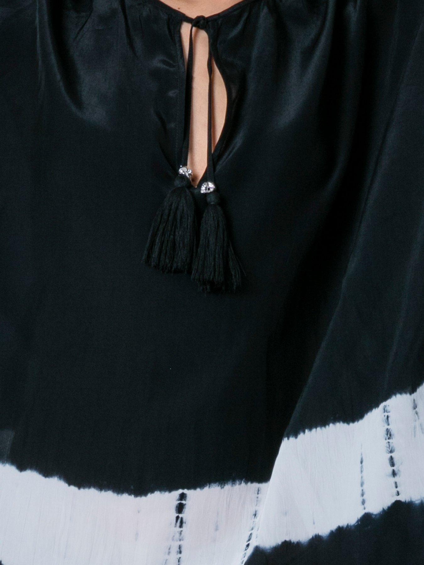 Image 6 of 6 of Religion Ella Tie Dye Kaftan Beach Wear - Black