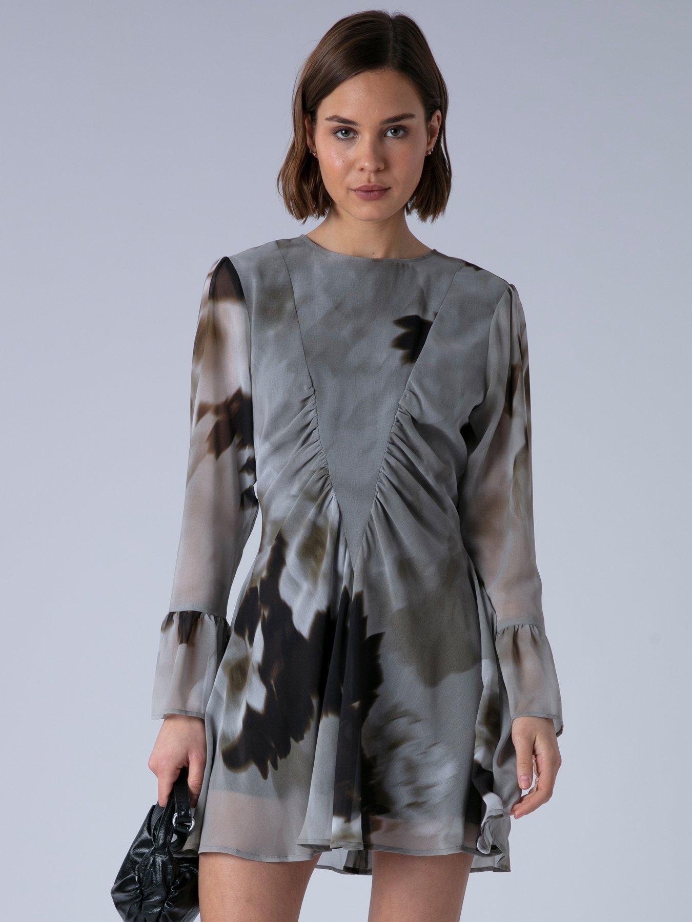 Religion Corinne Cute Mini Dress - Grey