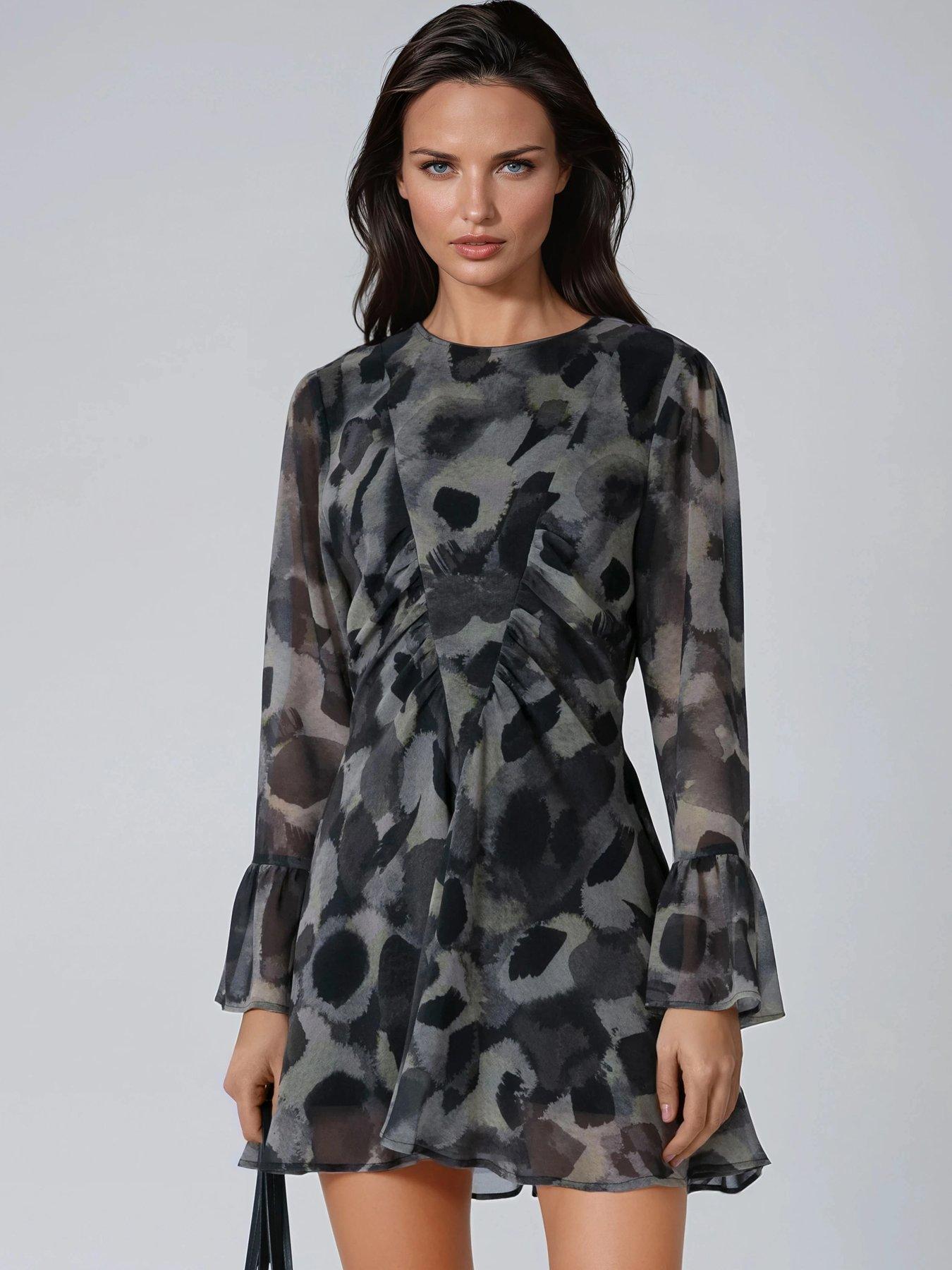Image 2 of 7 of Religion Corinne Cute Mini Dress - Black