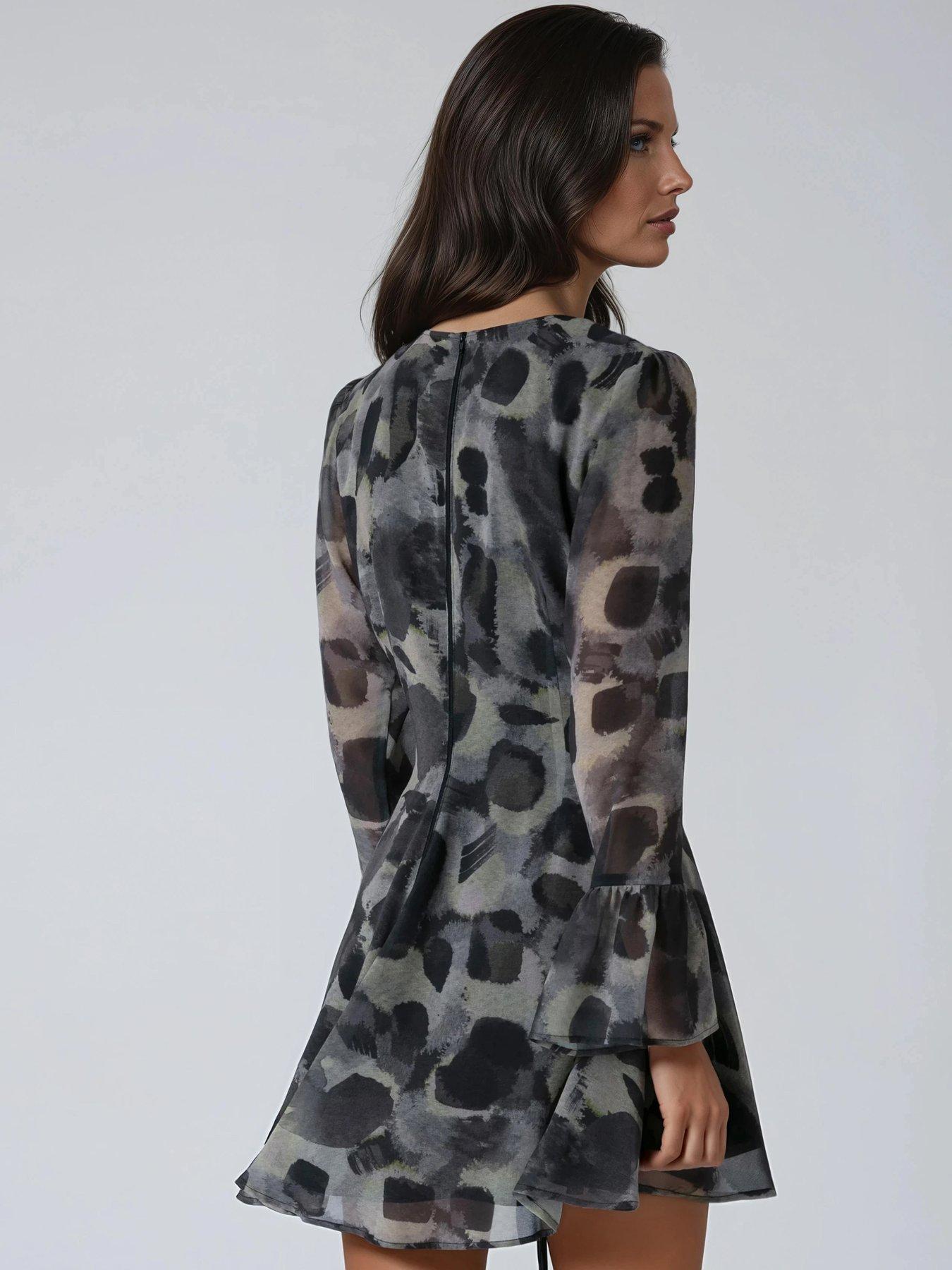 Image 4 of 7 of Religion Corinne Cute Mini Dress - Black