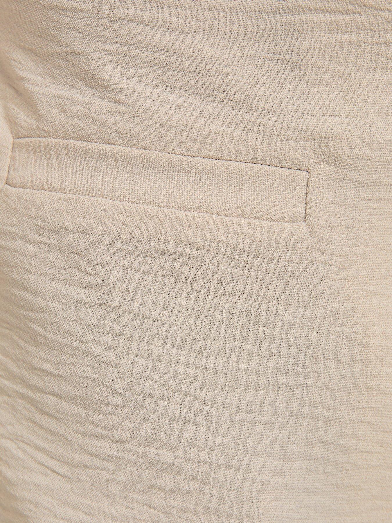 Image 5 of 5 of New Look Square Neck Button Down Waistcoat - Stone