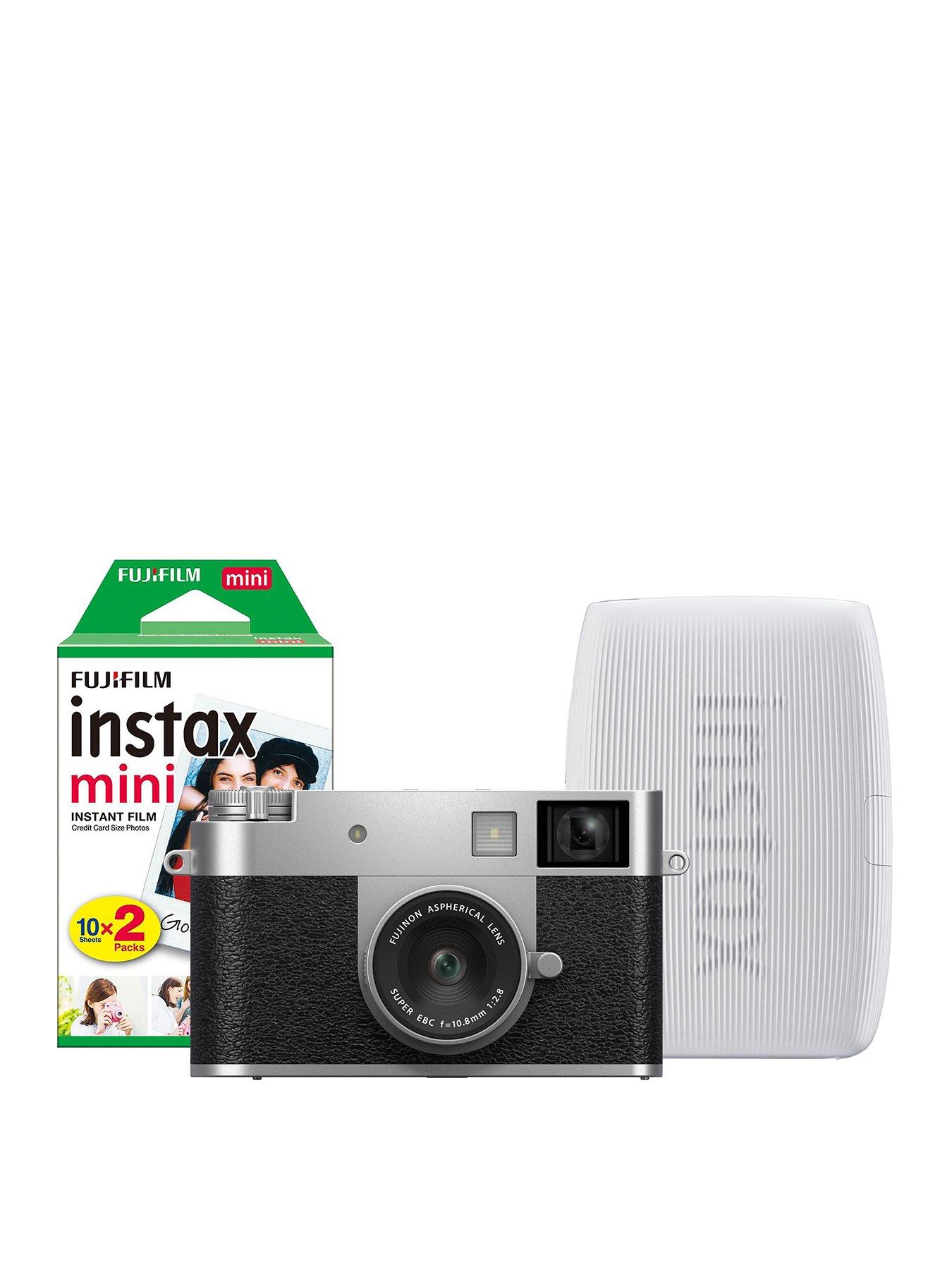 Fujifilm Fujifilm X-HF1 Silver Digital Camera Bundle with Instax Mini Link 3 White + 20 Shot Film