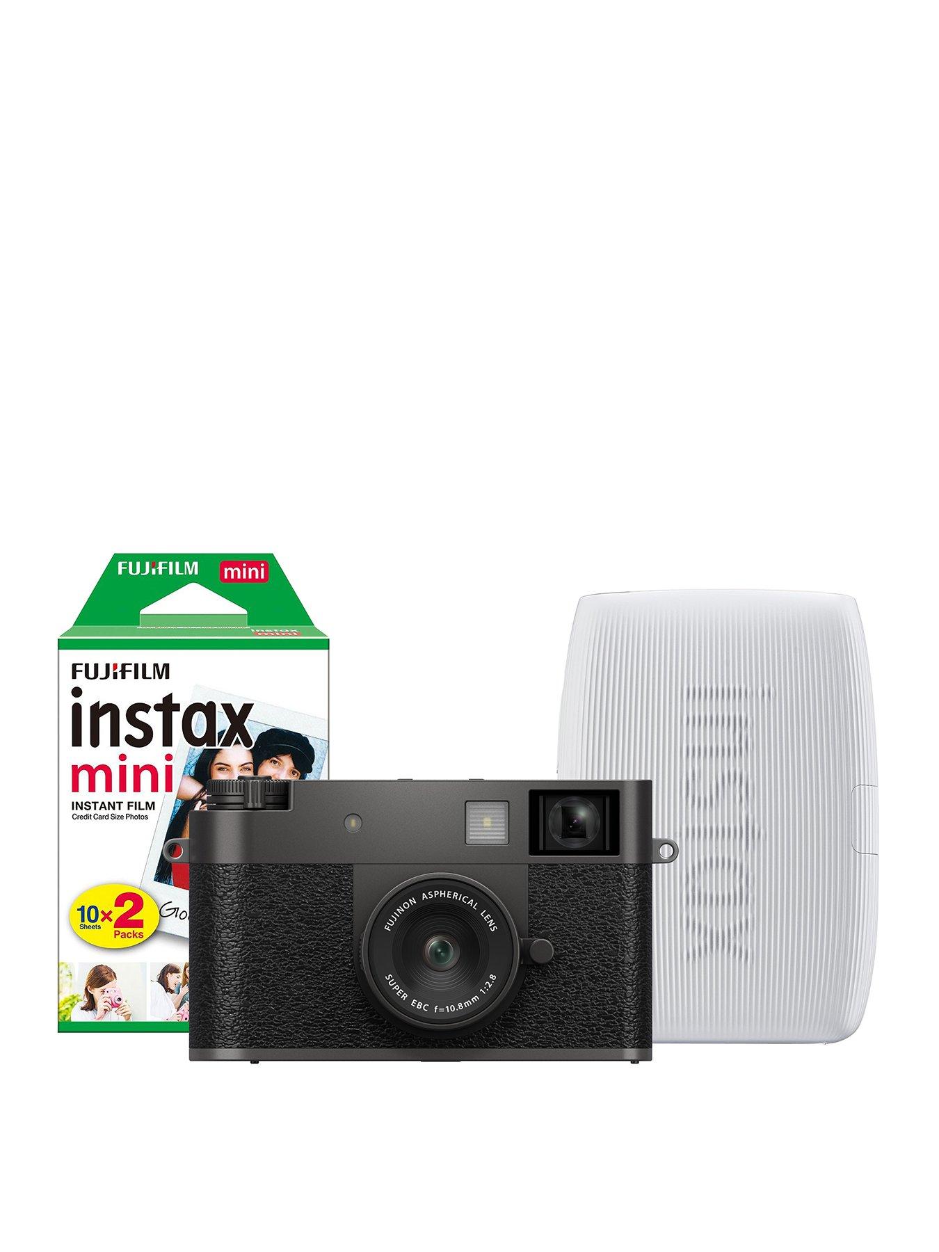 Fujifilm Fujifilm X-HF1 Charcoal Digital Camera Bundle with Instax Mini Link 3 White + 20 Shot Film