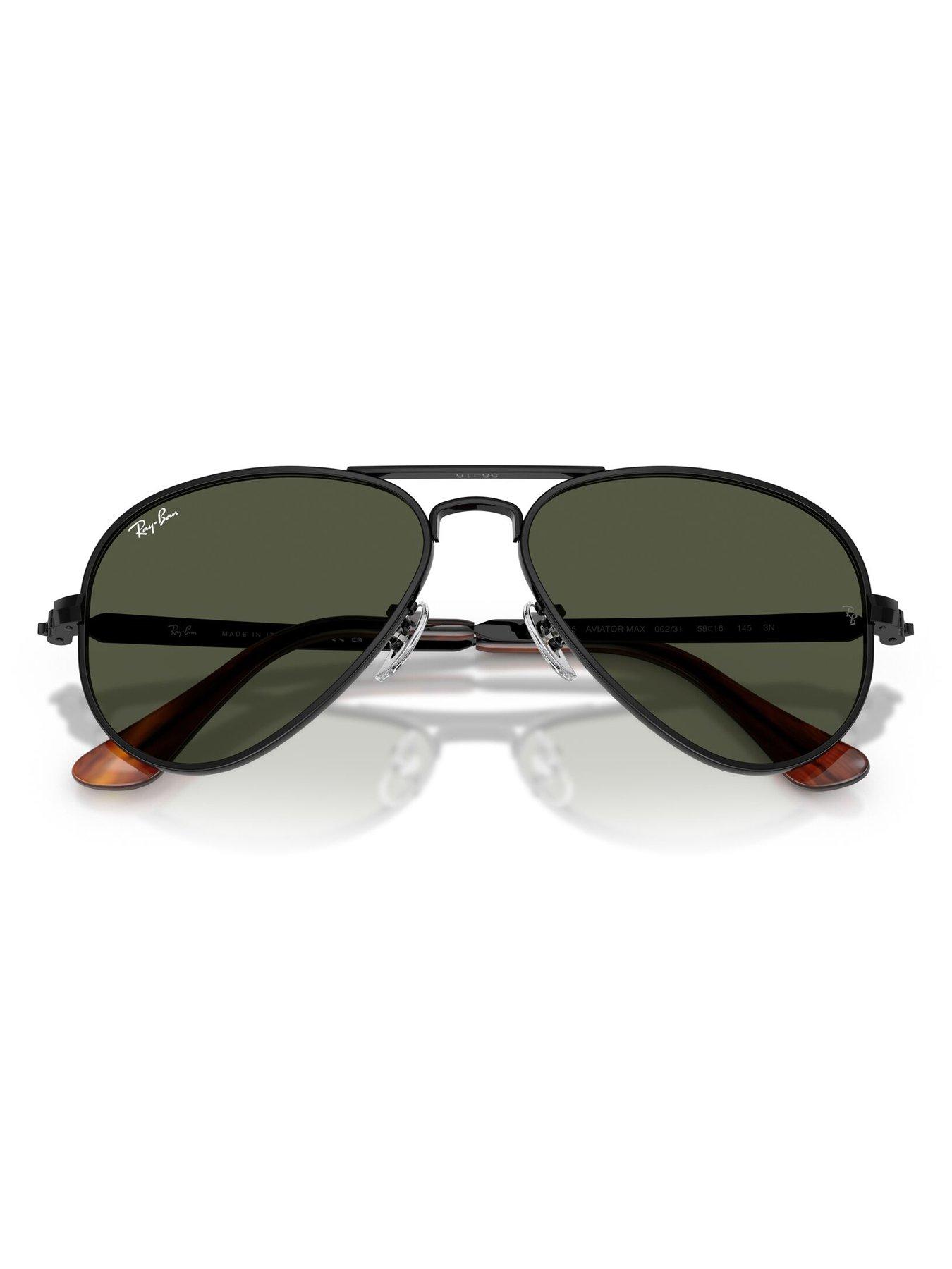  image of ray-ban-ray-ban-aviator-max-pilot-sunglasses-black
