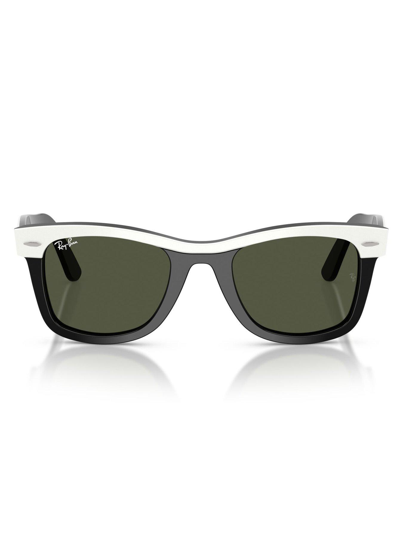 Image 4 of 5 of Ray-Ban Ray Ban Wayfarer Square Sunglasses - White